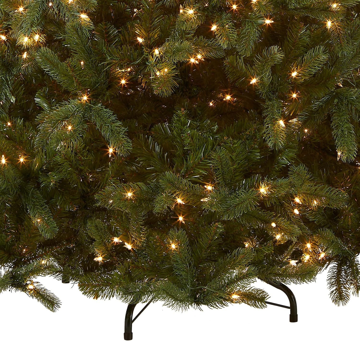 National Tree Company 7.5ft Pre-Lit Downswept Douglas Fir Christmas Tree | 750 Clear Lights, 1,867 Tips, Includes Stand, Artificial, Green