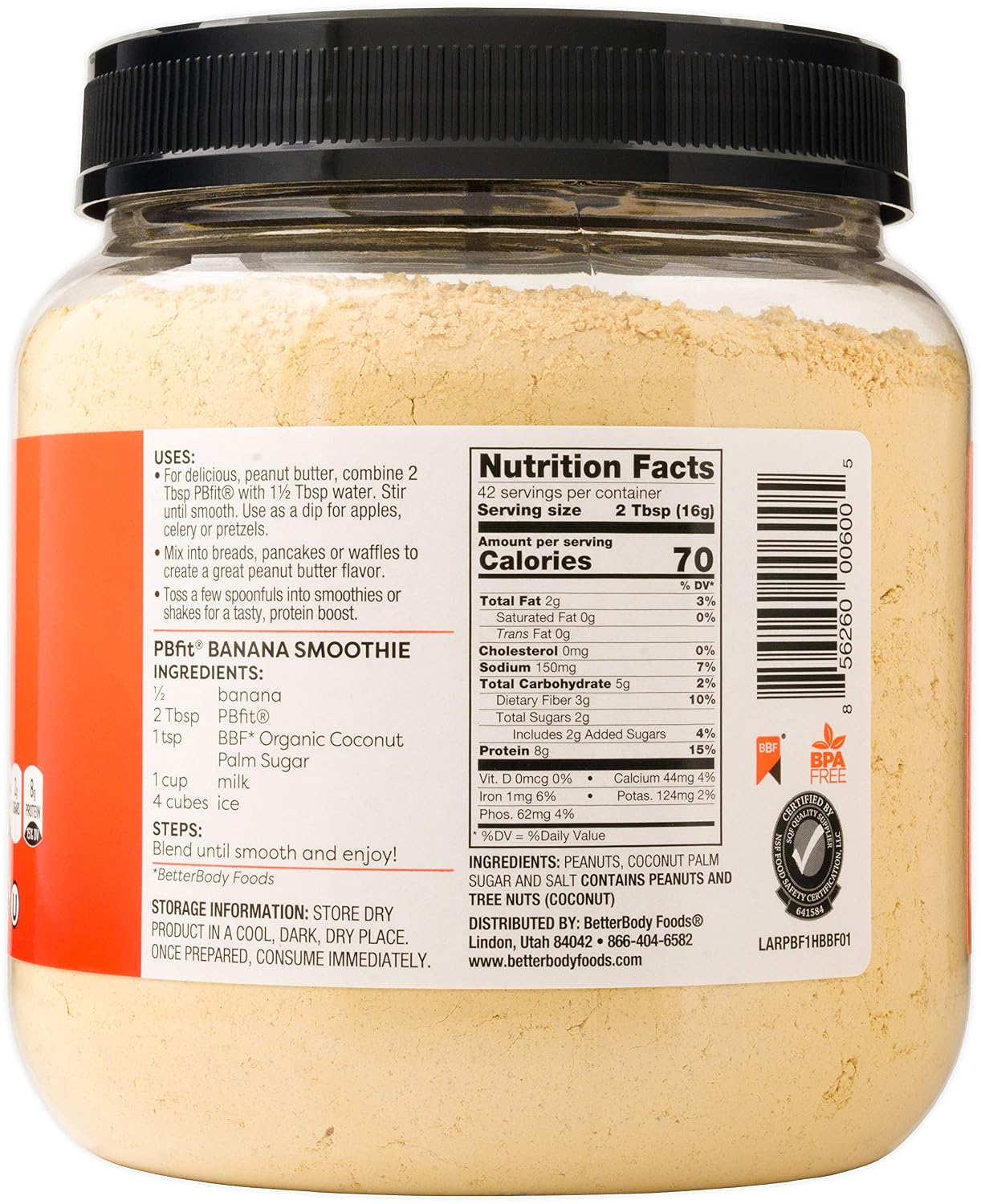 PBFIT, Peanut Butter Powder, 24 oz. (3 Count)