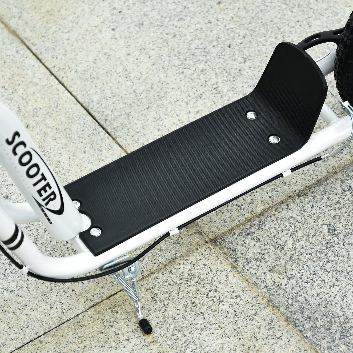 Aosom Kick Scooter with Dual Caliper Brakes Ages 5+ Max Load 220lbs