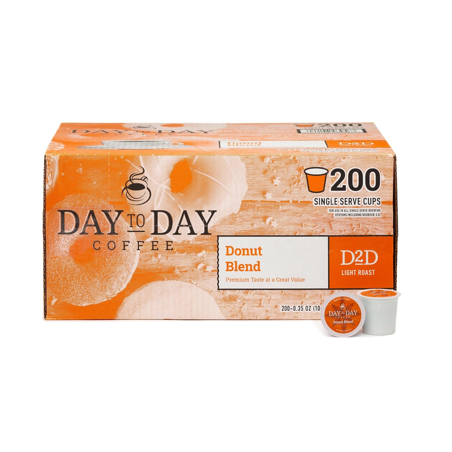 Day To Day Coffee Pods, Breakfast Blend Medium Roast, 120 Count K-Cup | Compatible with Keurig K-Cup brewers. Bulk single serve pods for everyday morning coffee at home, office or breakroom