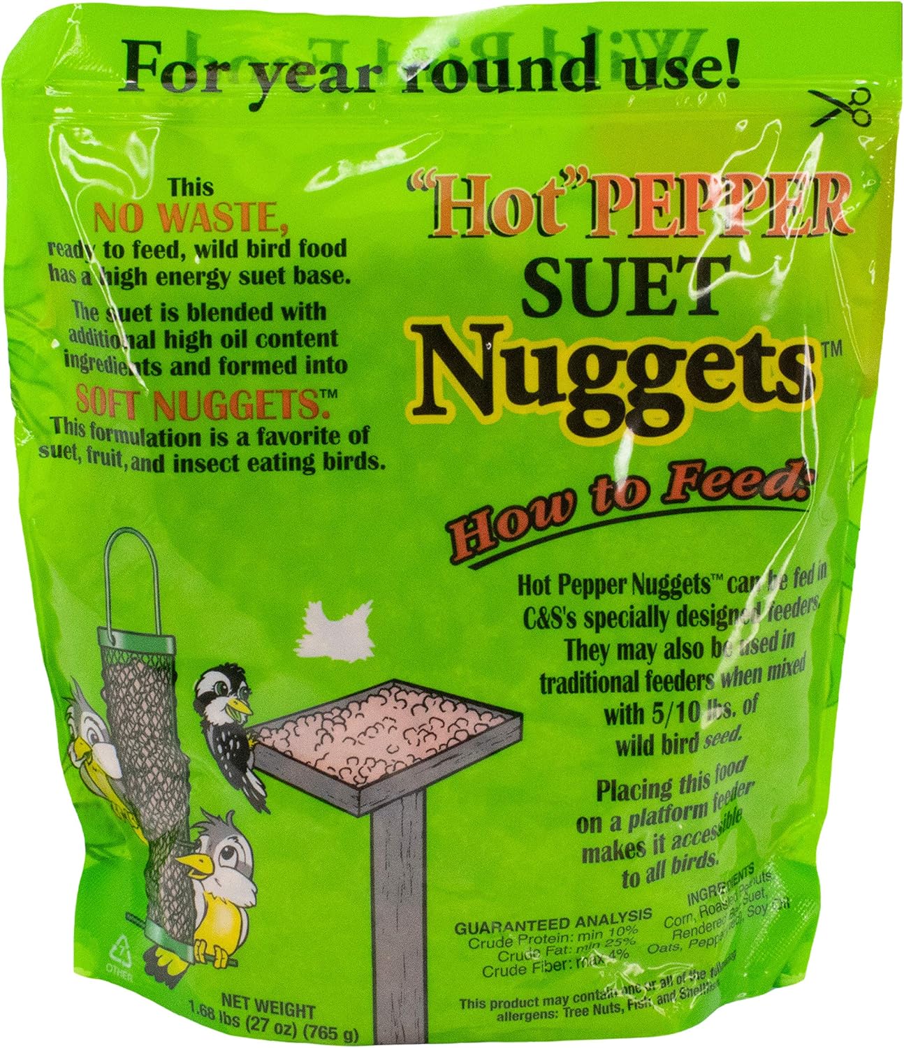 C&S Peanut Nuggets 27 Ounces, 6 Pack