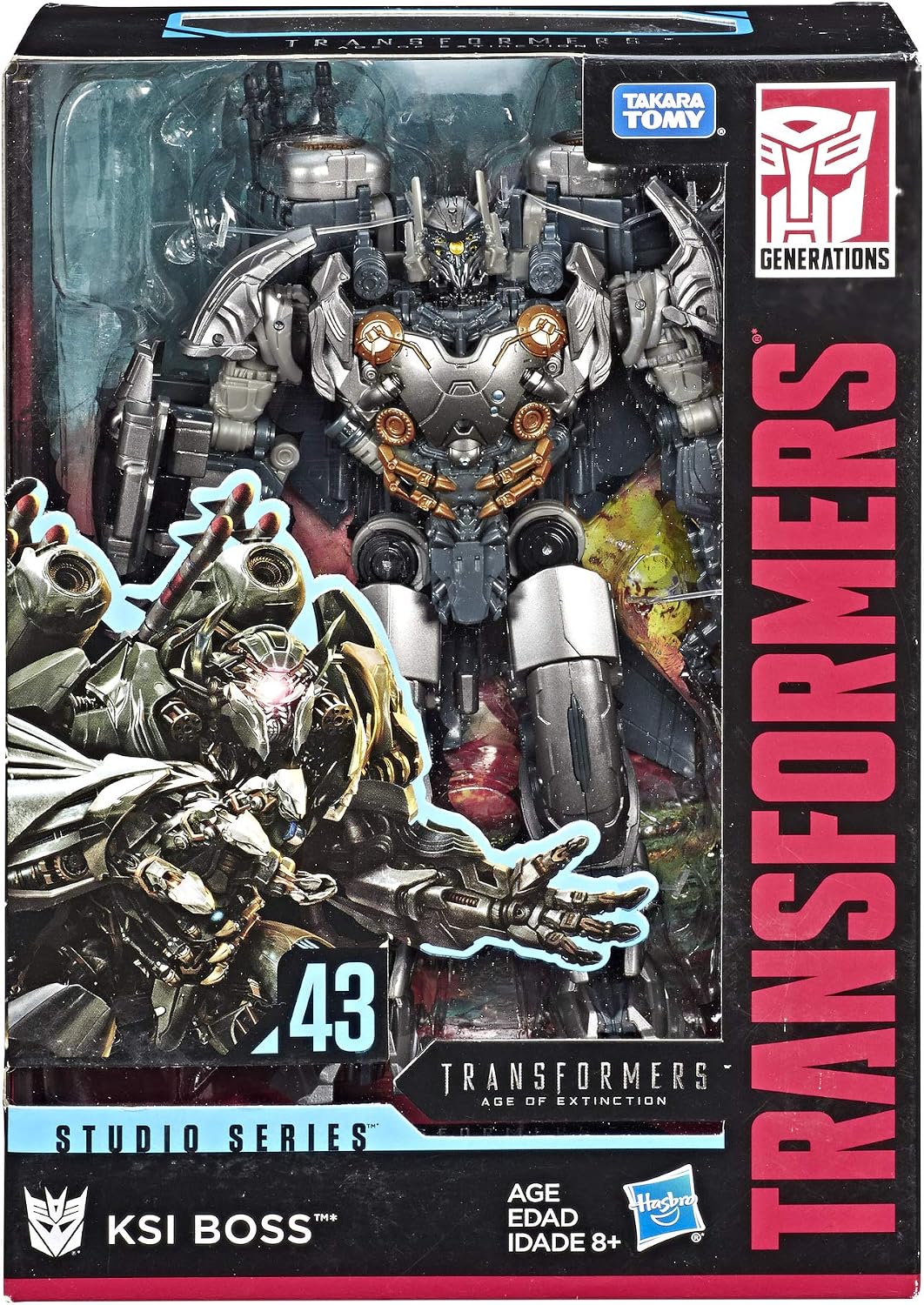 Transformers Toys Studio Series 43 Voyager Class Age of Extinction Movie KSI Boss Action Figure - Ages 8 and Up