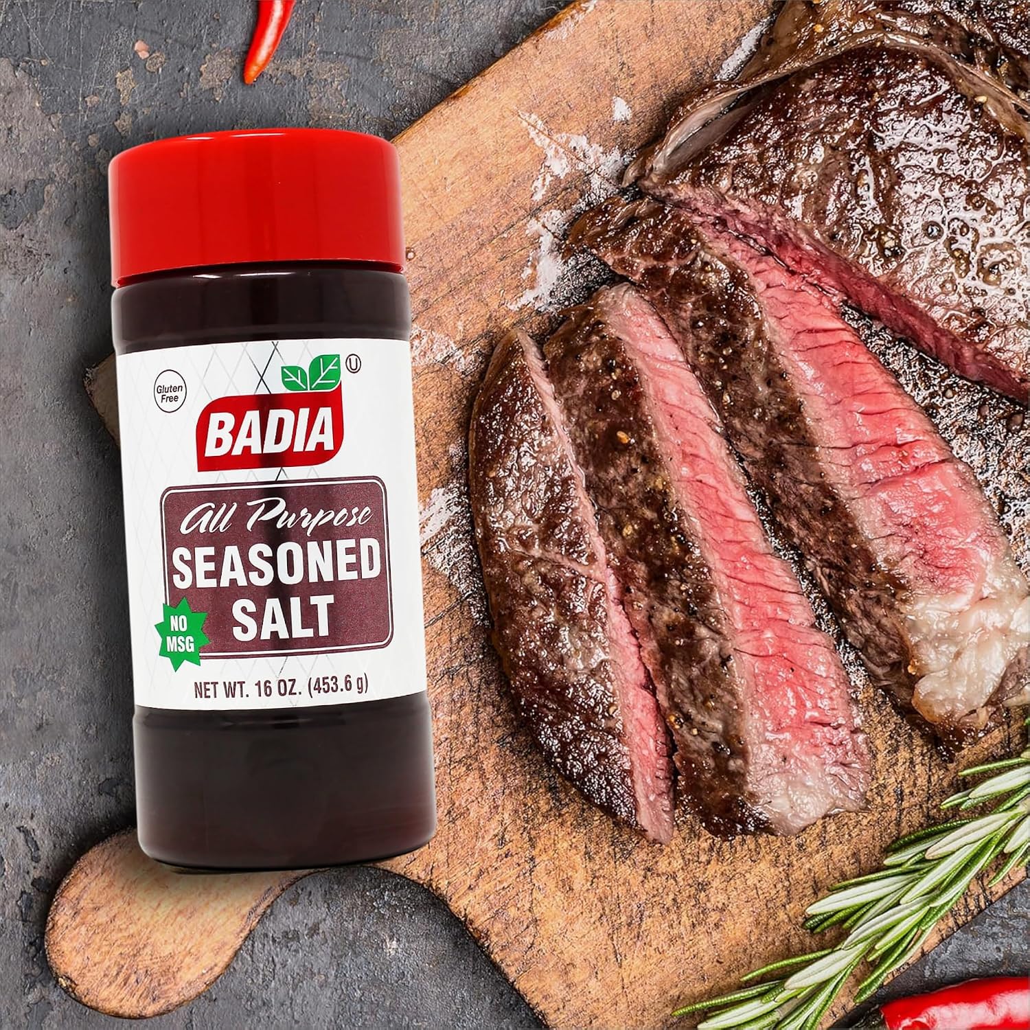 Badia Seasoned Salt, 16 oz – All-Purpose Blend for Everyday Cooking