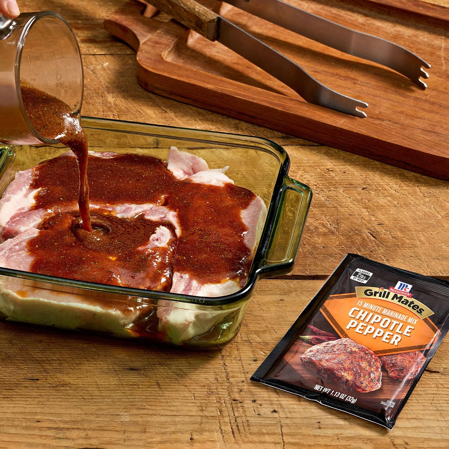 McCormick Grill Mates Chipotle Pepper Marinade Mix, 1.13 oz