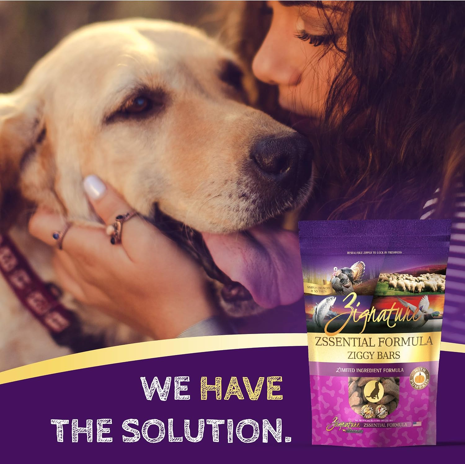 Zignature Duck Limited Ingredient Formula Biscuit Dog Treat 12oz