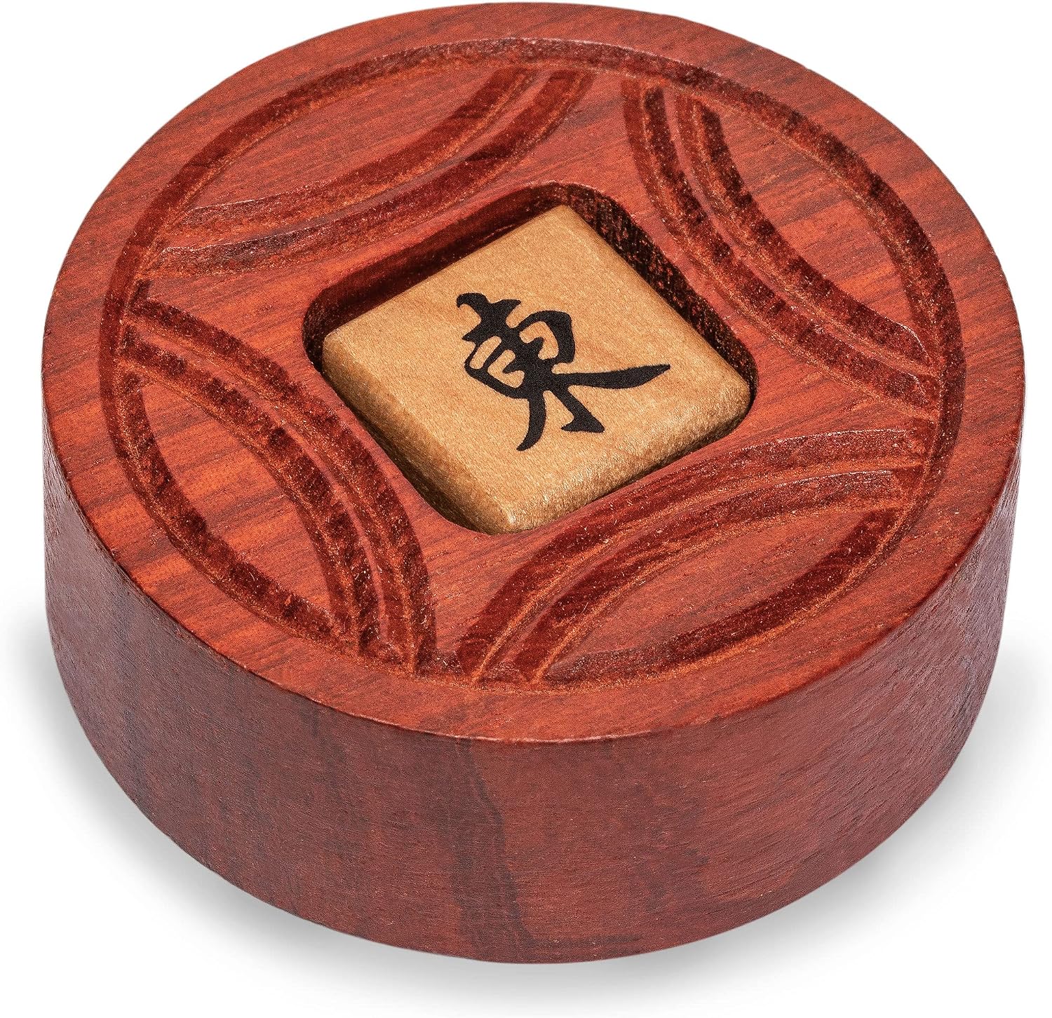 Yellow Mountain Imports Wooden Mahjong Bettor/Wind Indicator - Mahjong Accessory for Chinese or American Mahjong Play
