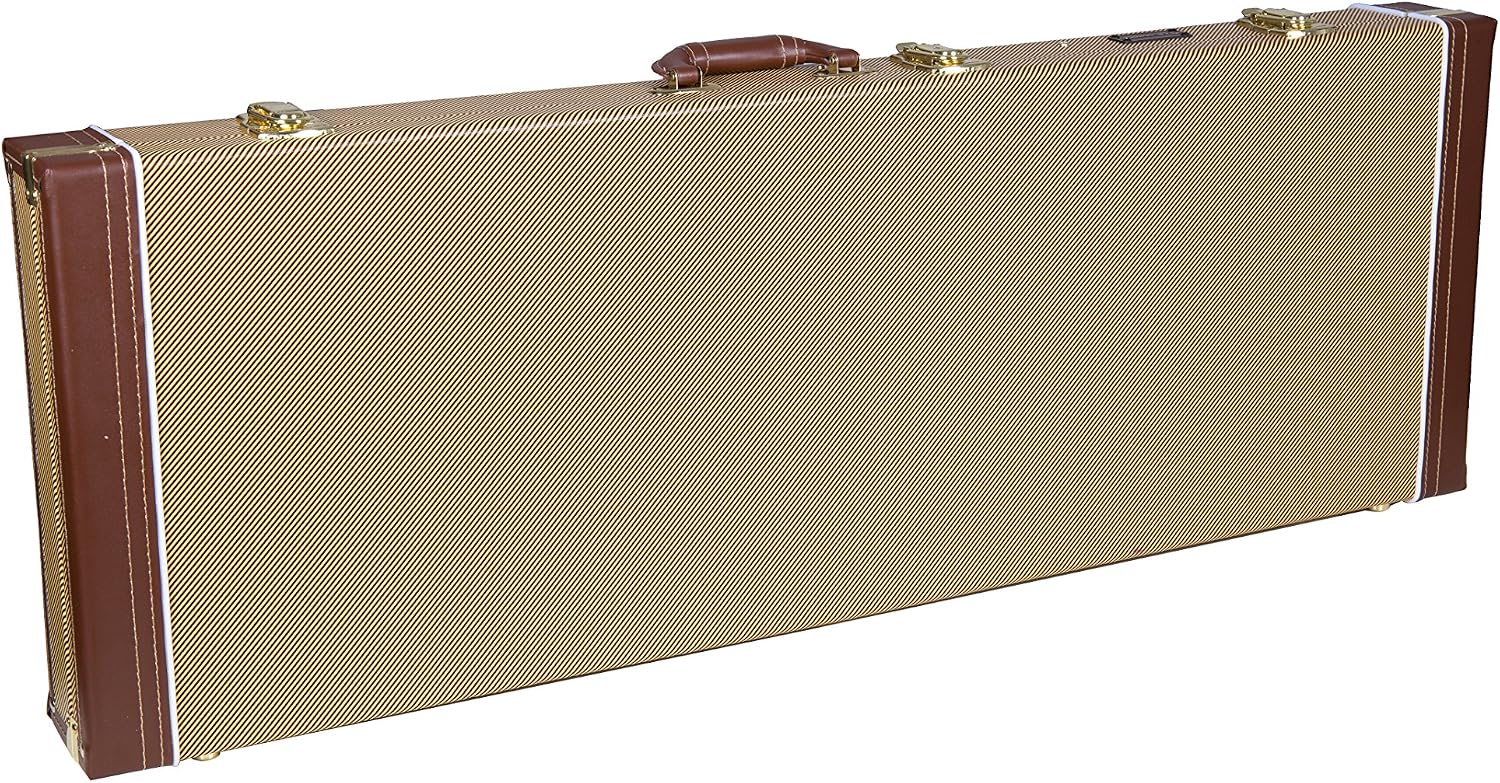 Crossrock Hardshell Arch Top wood case fits SG Electric Guitars-Black(CRW600SGBK)