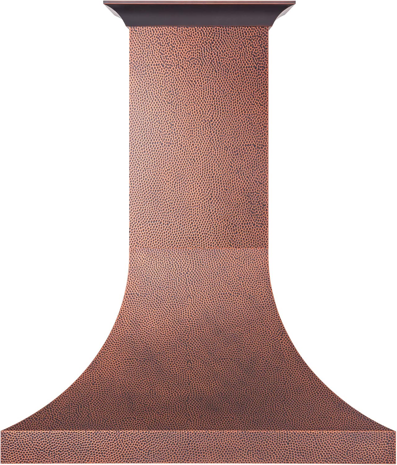 ZLINE 48" Designer Series Hand-Hammered Copper Finish Ducted Wall Range Hood (8632H-48)