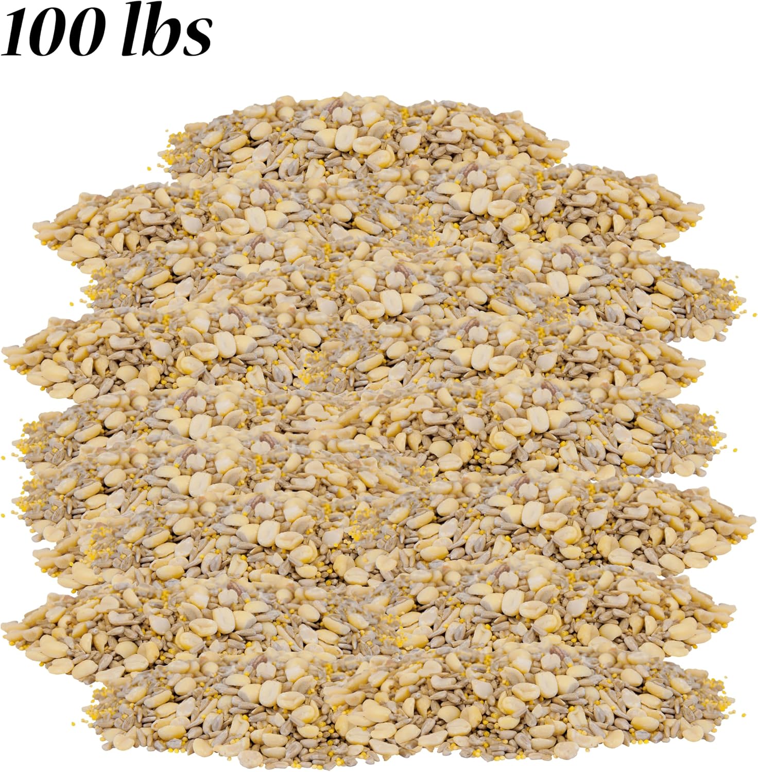 BestNest Wild Bird Seed Mix, Waste Free Blend, 100 lbs.