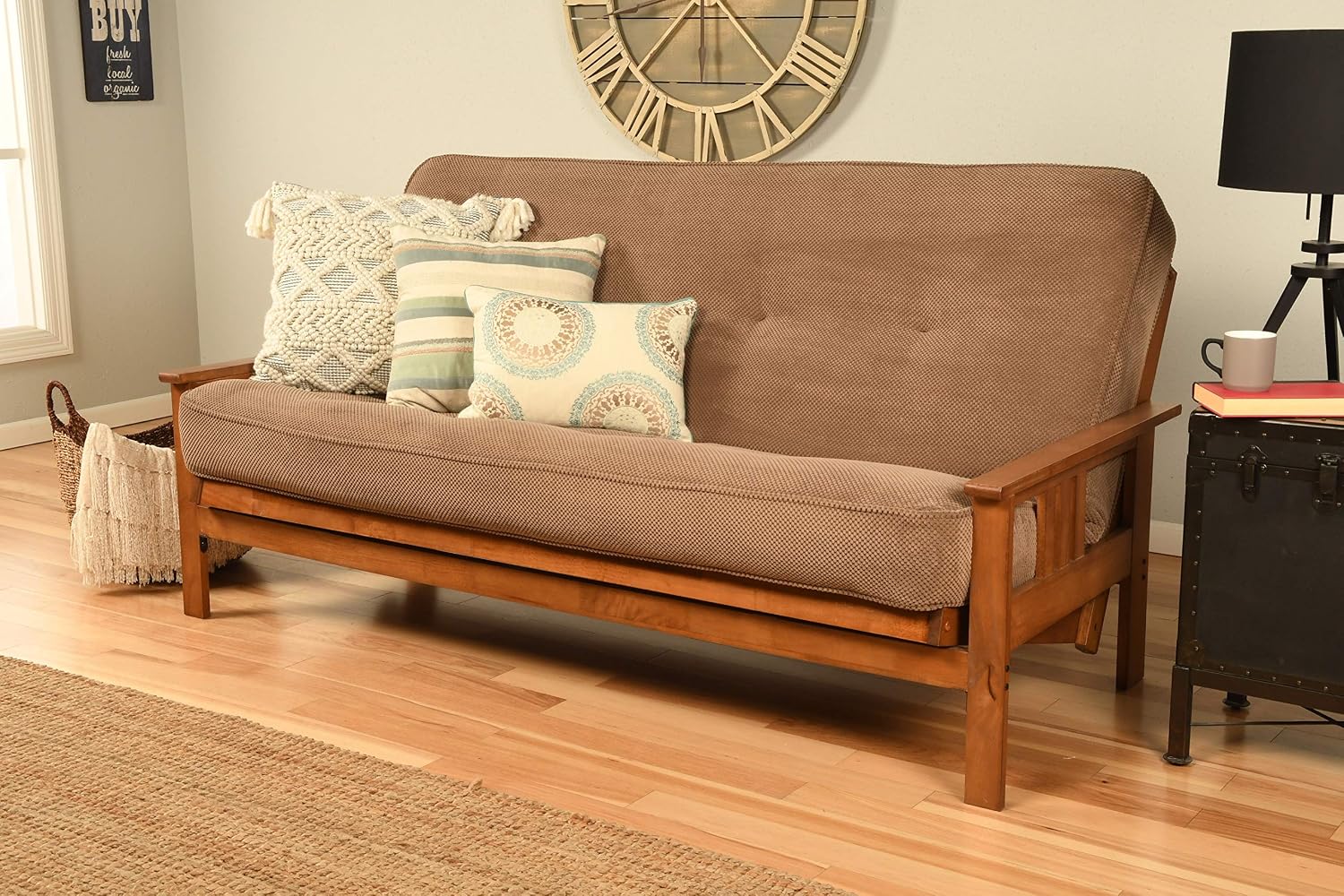 Kodiak Futons Monterey Futon Frame, No Drawers, Barbados