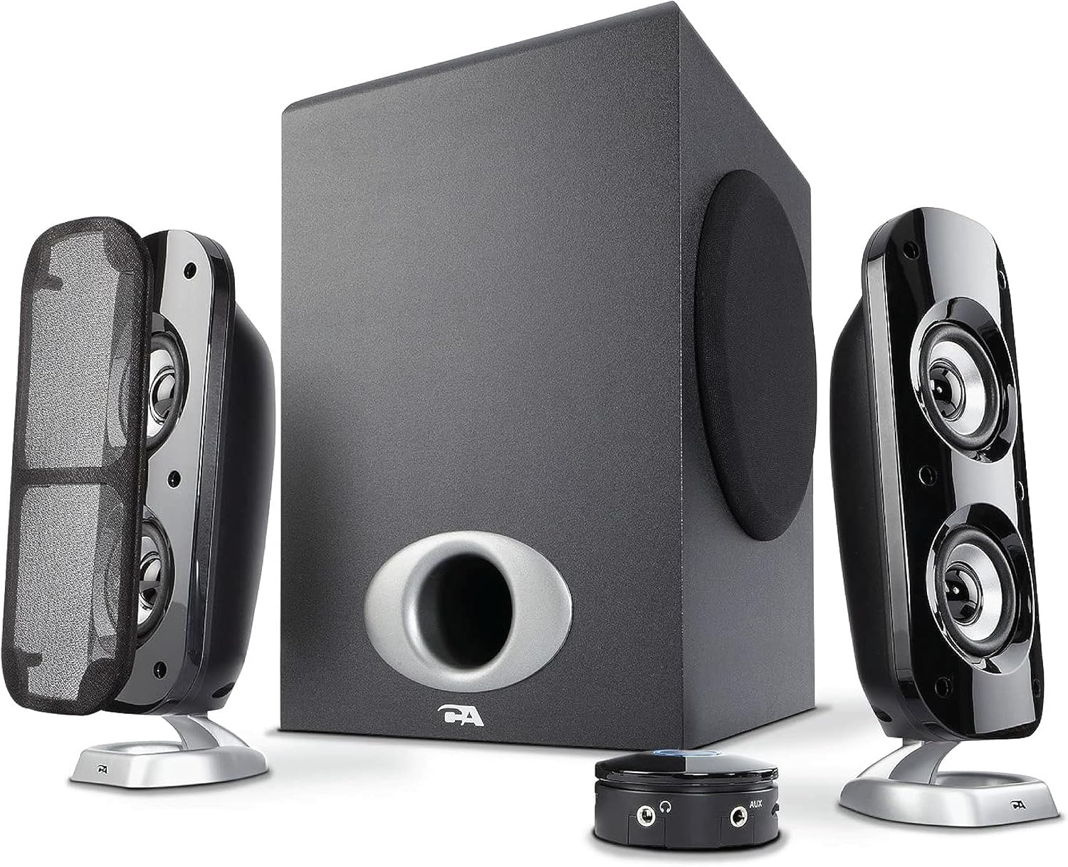 Cyber Acoustics CA-3610 2.1 Multimedia Speaker System with Subwoofer, Perfect Computer Speakers for PC or Mac, Great for Music, Movies, and Gaming