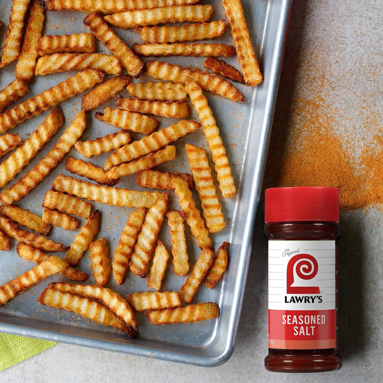 Lawry’s Seasoned Salt, No MSG Added, Kosher Certified, Staple, Versatile, All-Purpose Seasoning to Shake on Beef, Pork, or Poultry, 16 oz