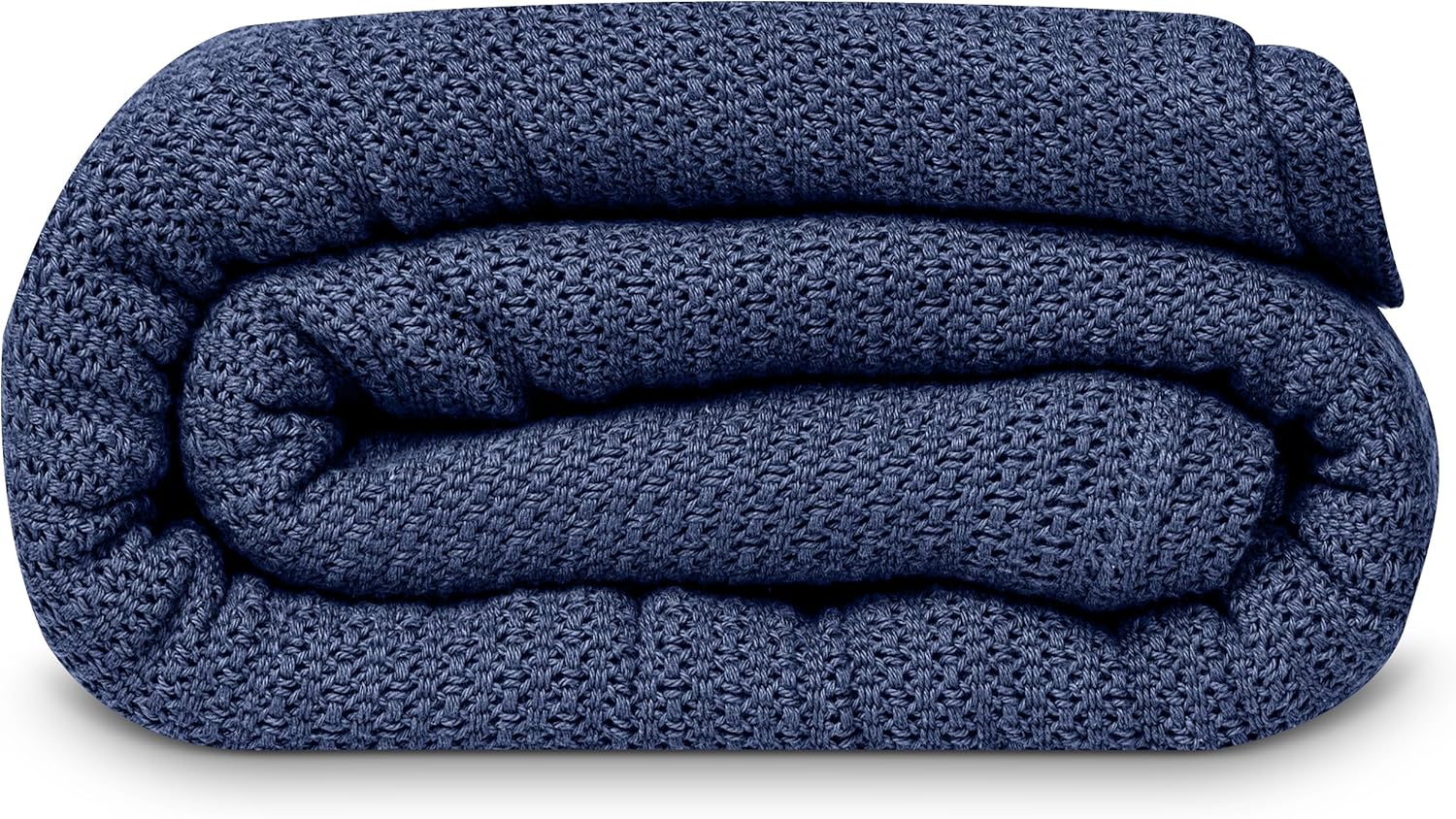 Linteum 100% Cotton Open-Cell Leno Weave Blanket — Breathable All Season — Queen 90x90 — Ice Grey