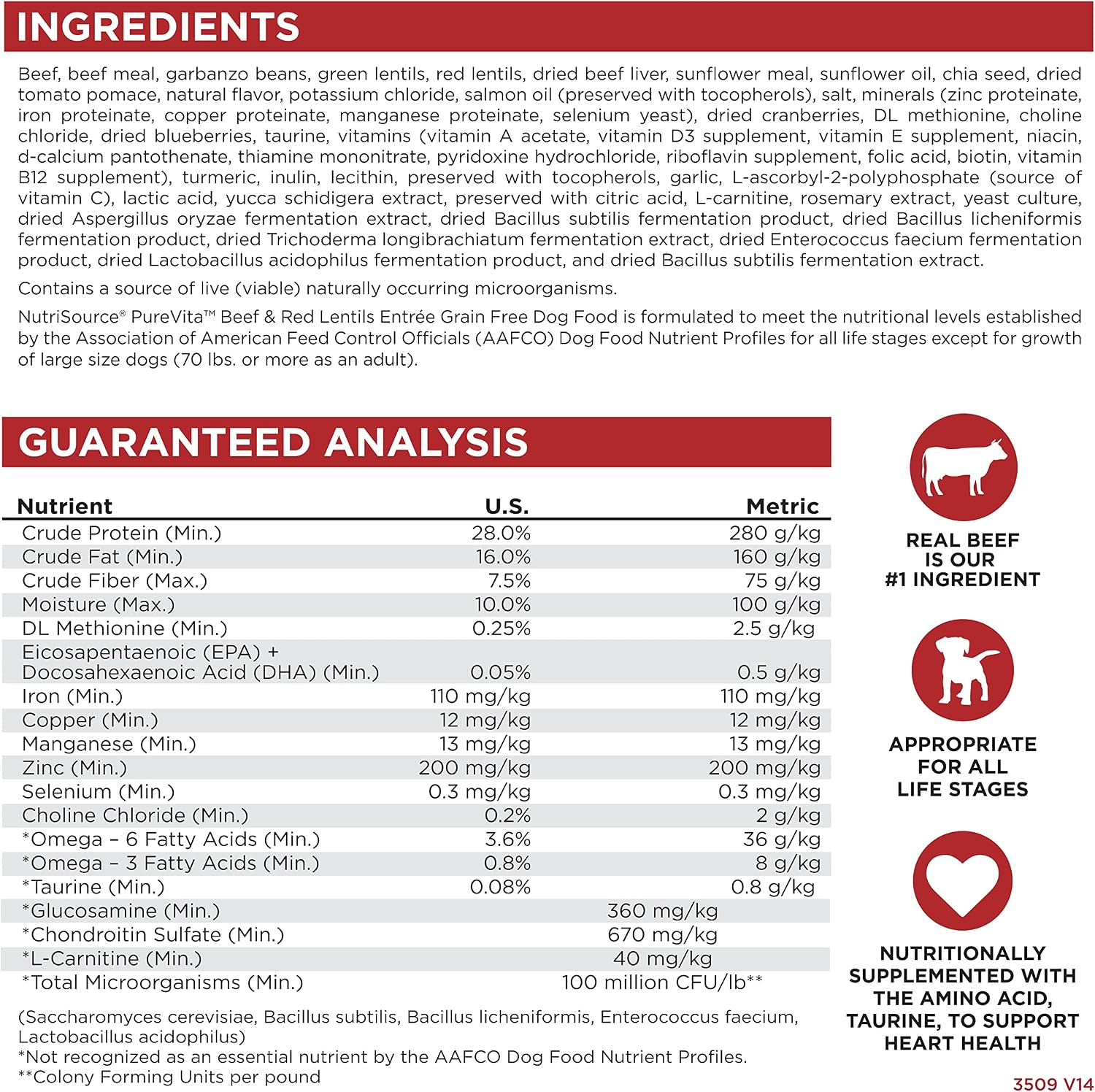 NutriSource Pure Vita Limited Ingredient Grain Free Dry Dog Food, Salmon and Peas, 25LB | Limited Ingredient, Single Protein, Sensitive Stomach, Allergy, Sweet Potato, Skin and Coat