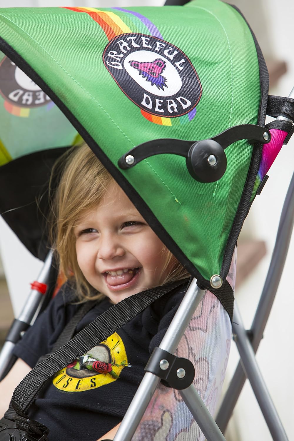 Grateful Dead Ultralight Umbrella Stroller, with Canopy, and Shoulder Strap by daphyls