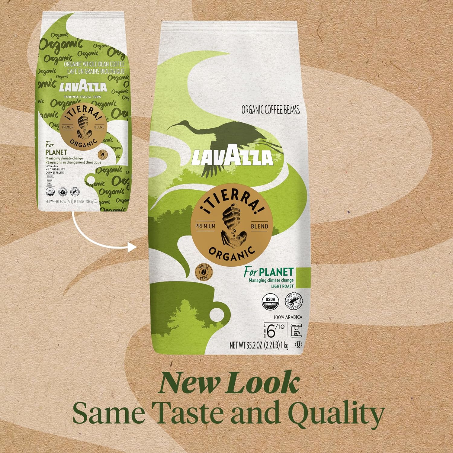 Lavazza QualitÃ Oro Whole Bean Blend, Medium Roast, 2.2 Pound (Pack of 1) ,100% Arabica, Central America & African highland origins, Fruity & Aromatic