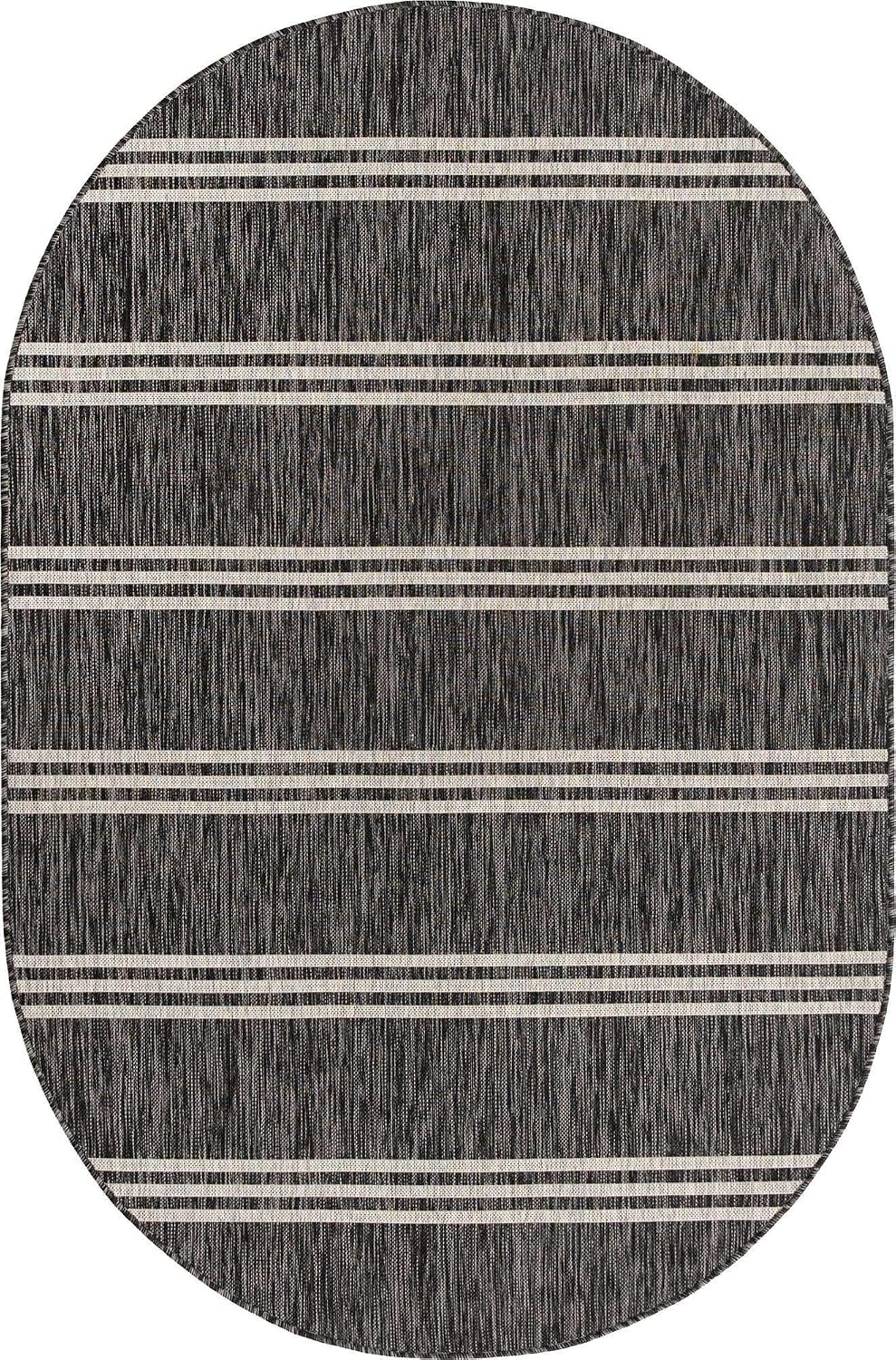 Unique Loom Outdoor Collection Area Rug - Anguilla (9' x 12' Rectangle, Blue/ Ivory)
