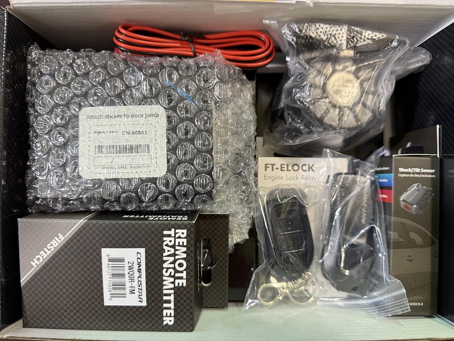 Compustar All-in-One CS8920-AS 2-Way Interactive LCD Remote Starter Kit & Alarm System (Up to 3,000-FT Range)