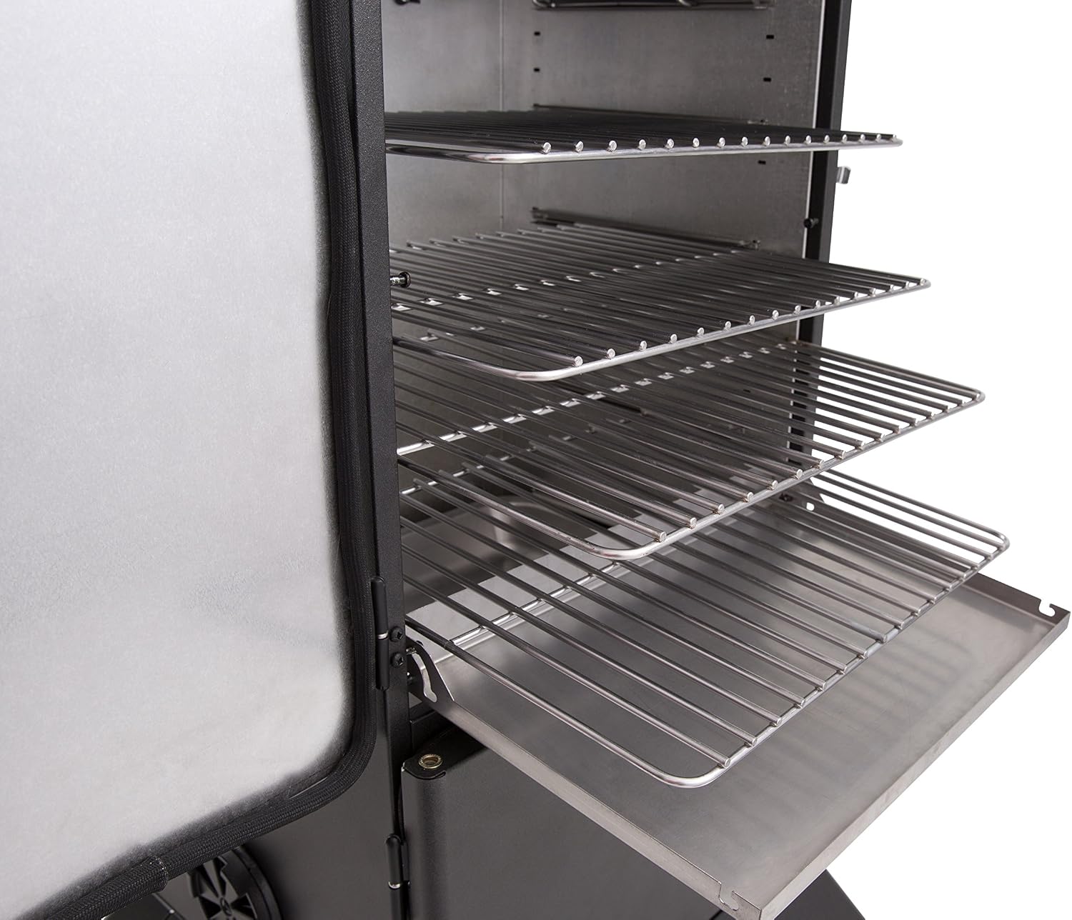Broil King 923610 Vertical Charcoal Cabinet Smoker, Black
