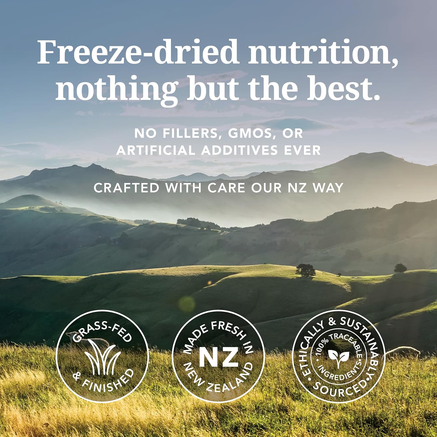 Feline Natural - High Protein Freeze Dried Dry Cat Food with 98% Meat