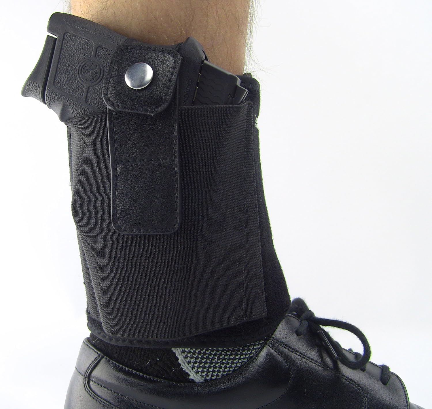 Ultimate Ankle Holster by ComfortTac, Compatible with Glock 42, 43, 36, 26, Smith and Wesson Bodyguard .380.38, Ruger LCP, LC9, Sig Sauer