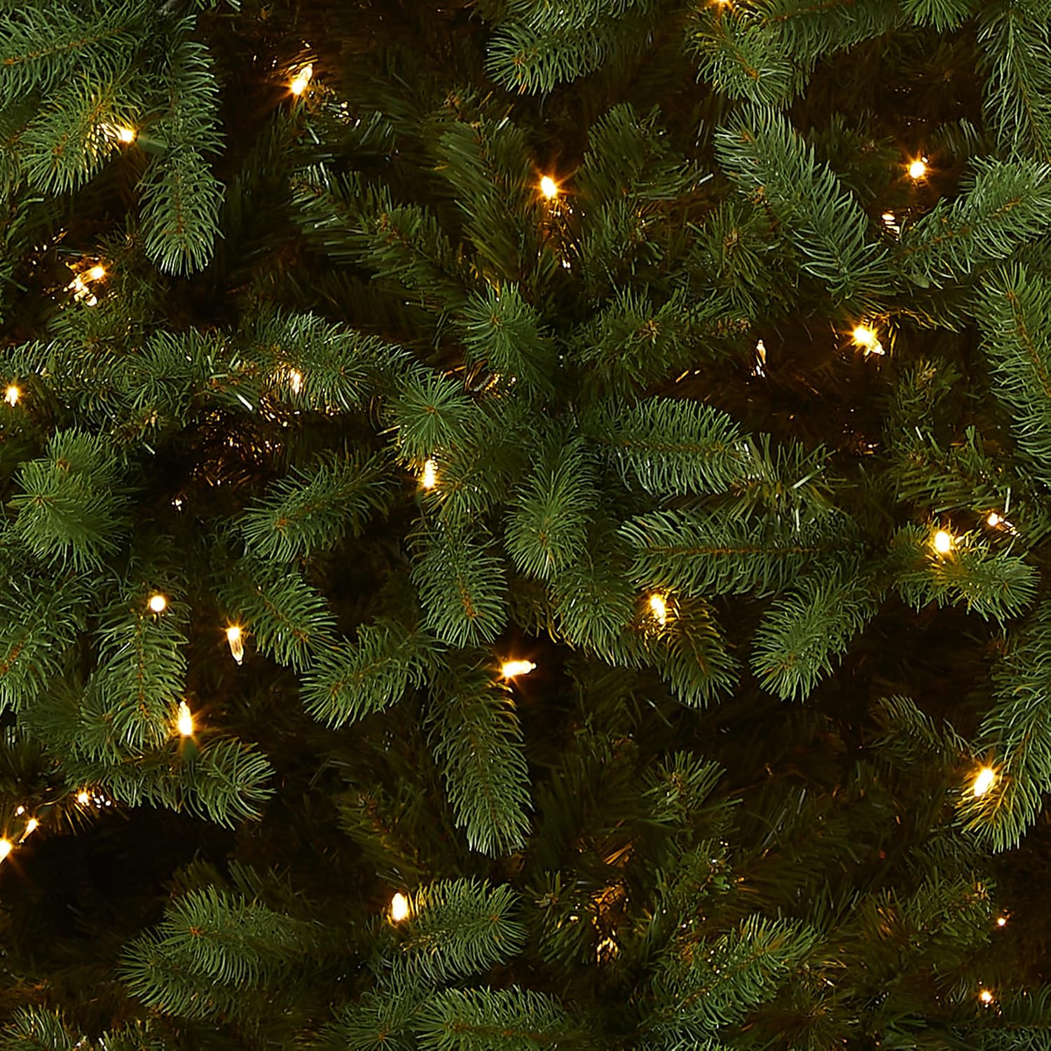 National Tree Company 7.5ft Pre-Lit Downswept Douglas Fir Christmas Tree | 750 LED Lights, 1,867 Tips, 10 Light Functions, PowerConnect, Foot Pedal, Includes Stand, Artificial, Green