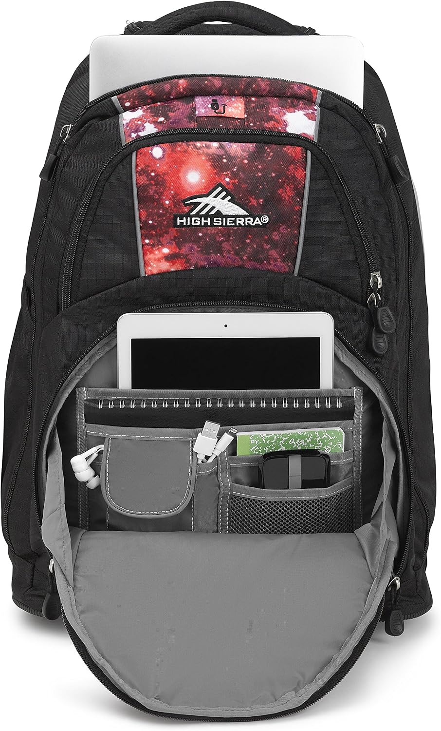 High Sierra Freewheel Wheeled Laptop Backpack, True Navy, 20.5 x 13.5 x 8-Inch