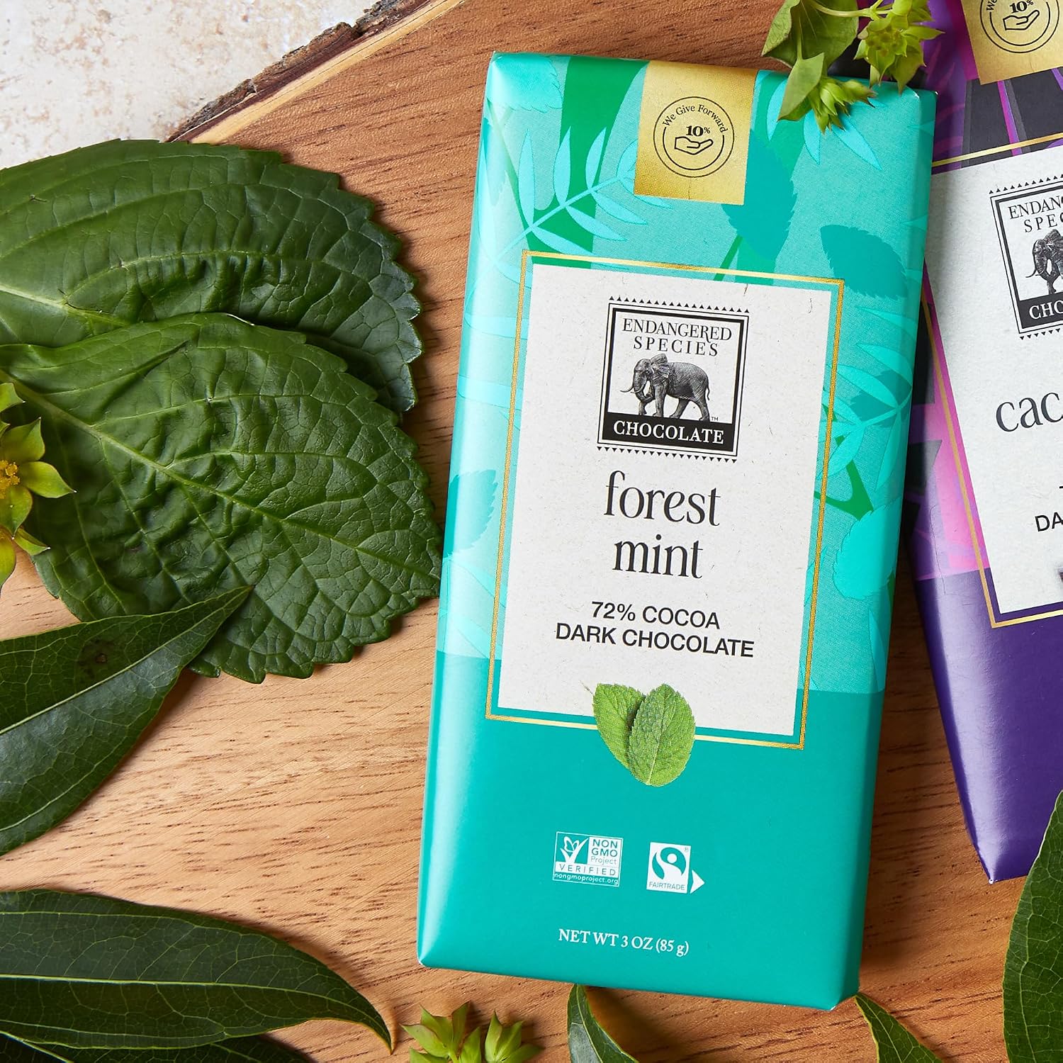 Dark Chocolate with Caramel & Sea Salt (60% cocoa) | Rich 60% dark chocolate with caramel and sea salt for a perfect balance of sweet, salty, and bold cocoa.