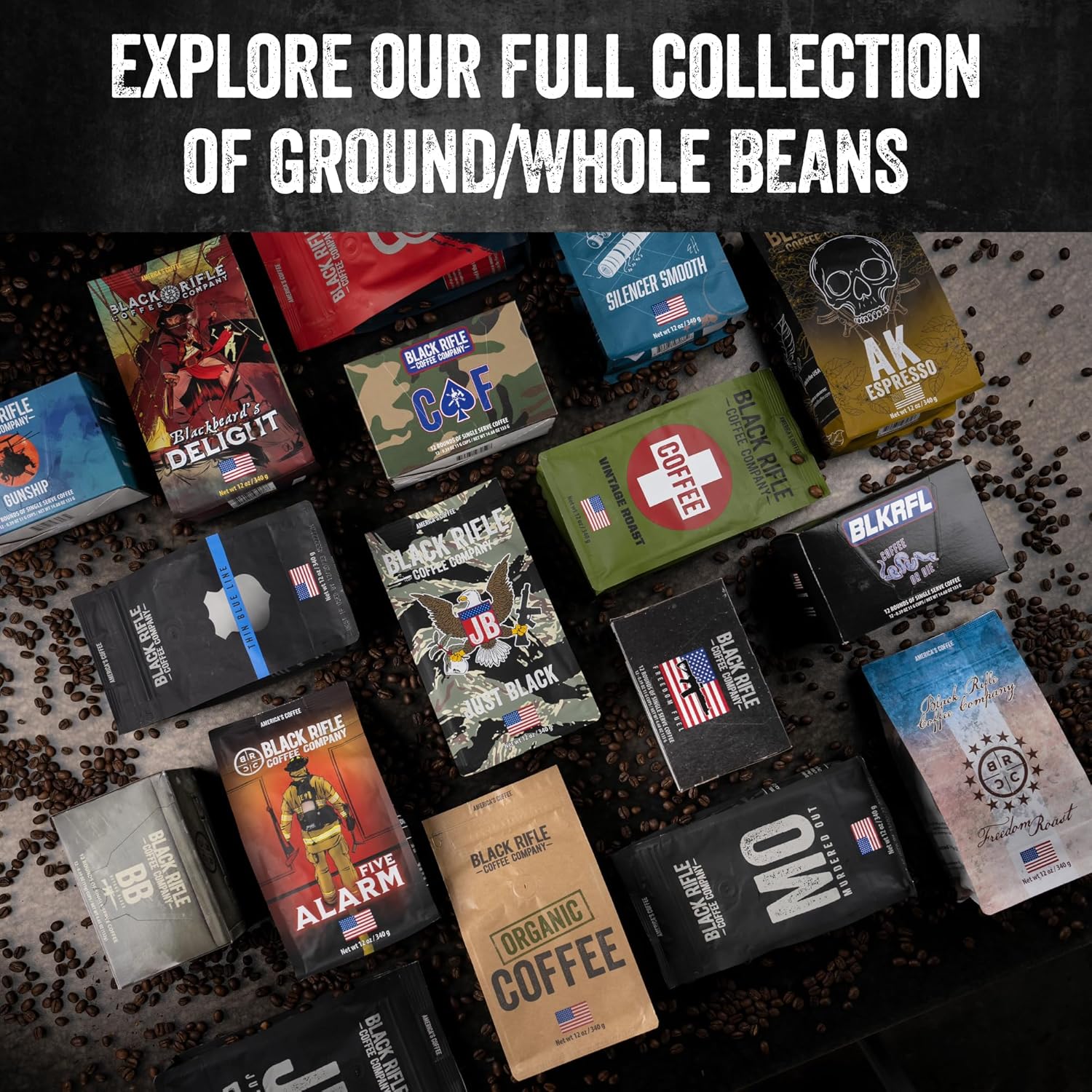 Black Rifle Coffee Dark Roast K Cup Coffee Beyond Black 32 Count