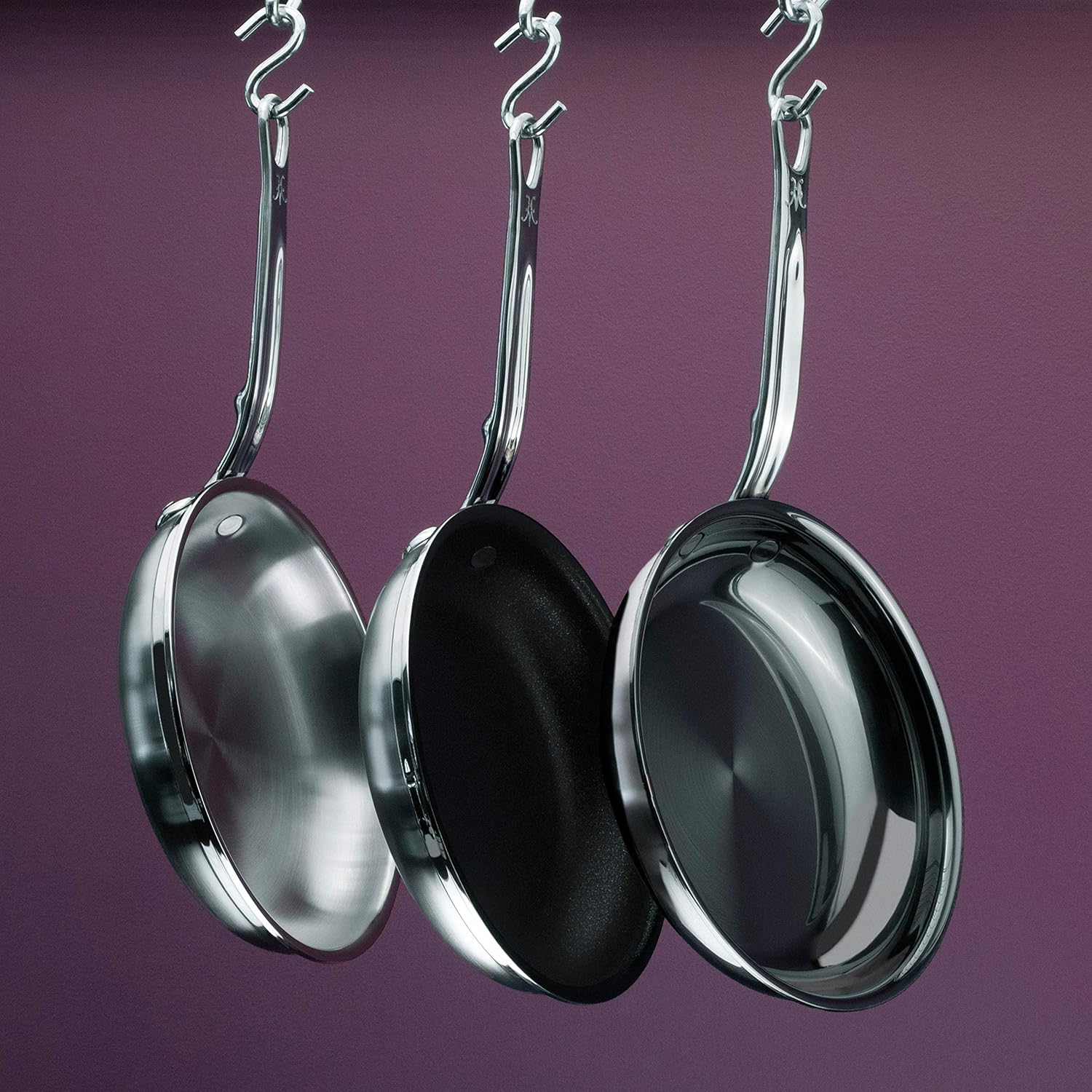 Hestan ProBond Forged - Professional Clad Stainless Steel Frying Pan, 12.5-Inch, Induction Compatible