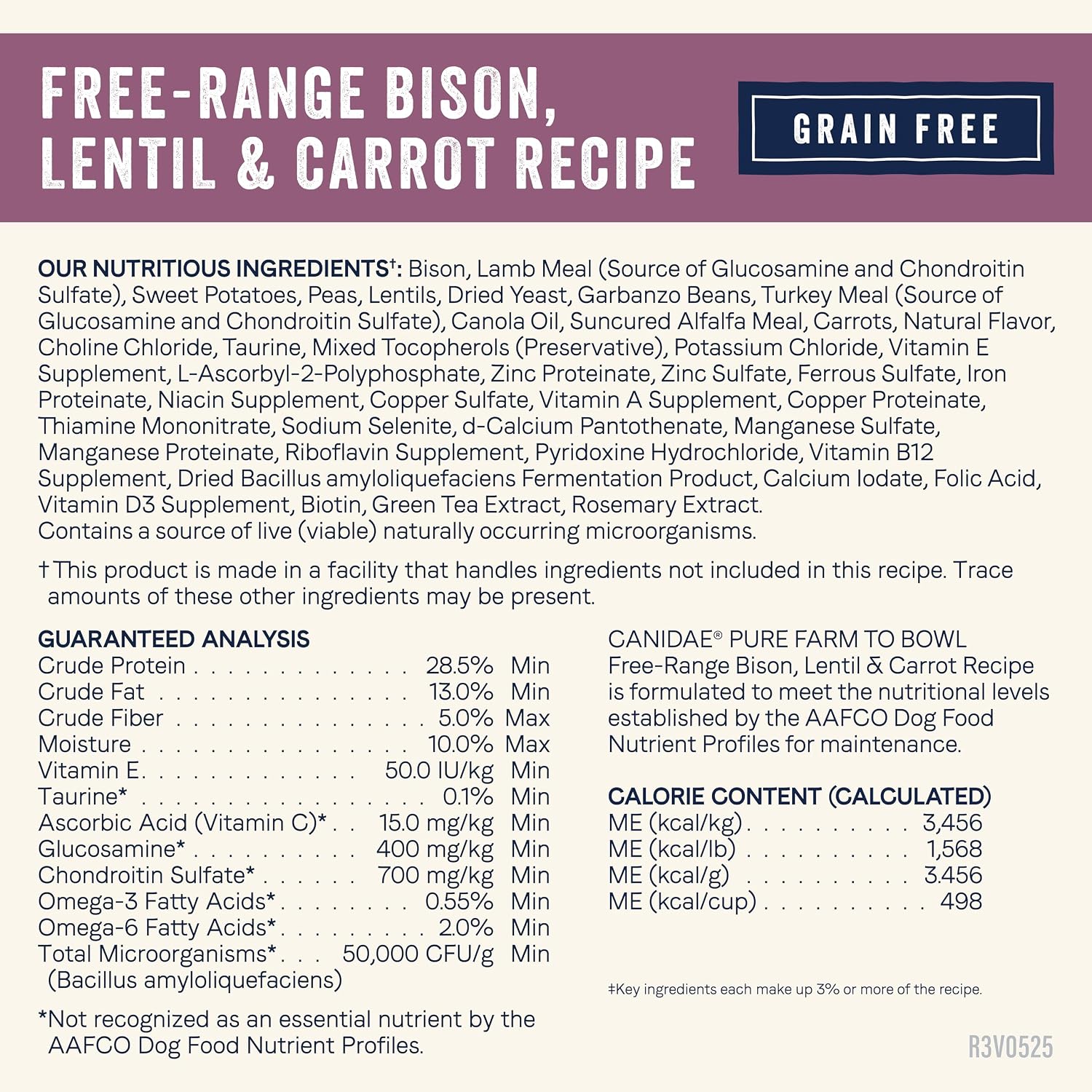 Canidae Pure Farm to Bowl Dry Dog Food - Balanced Nutrition for Adult Dogs - Limited Ingredient Formula - Grain, Wheat & Soy-Free - 22 lb - Wild-Caught Salmon & Sweet Potato Recipe