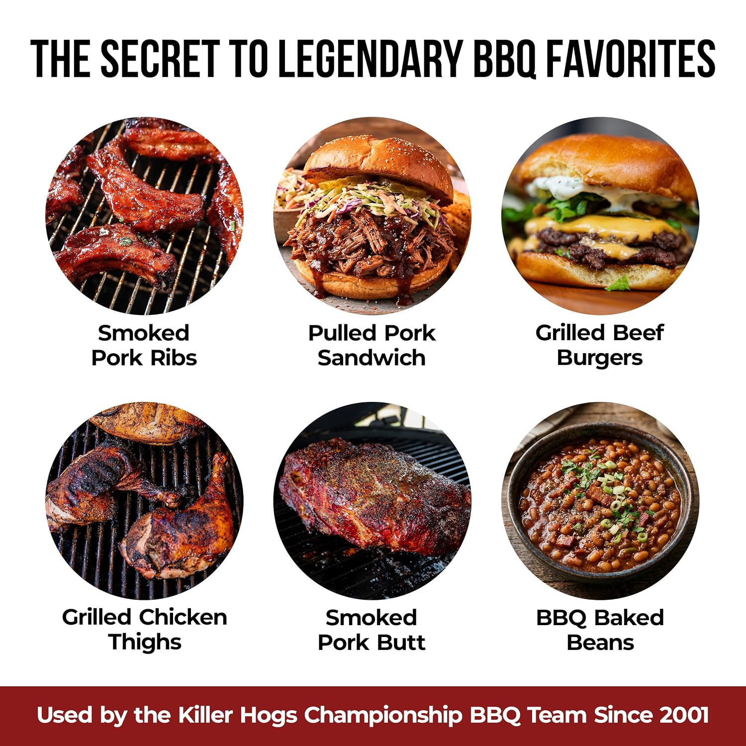 Killer Hogs The BBQ Rub, Grill and Smoking Seasoning, 11 oz | Championship Barbecue Spice Blend for Beef, Steak, Ribs, Burgers, Pork and Chicken, Convenient Shaker Container
