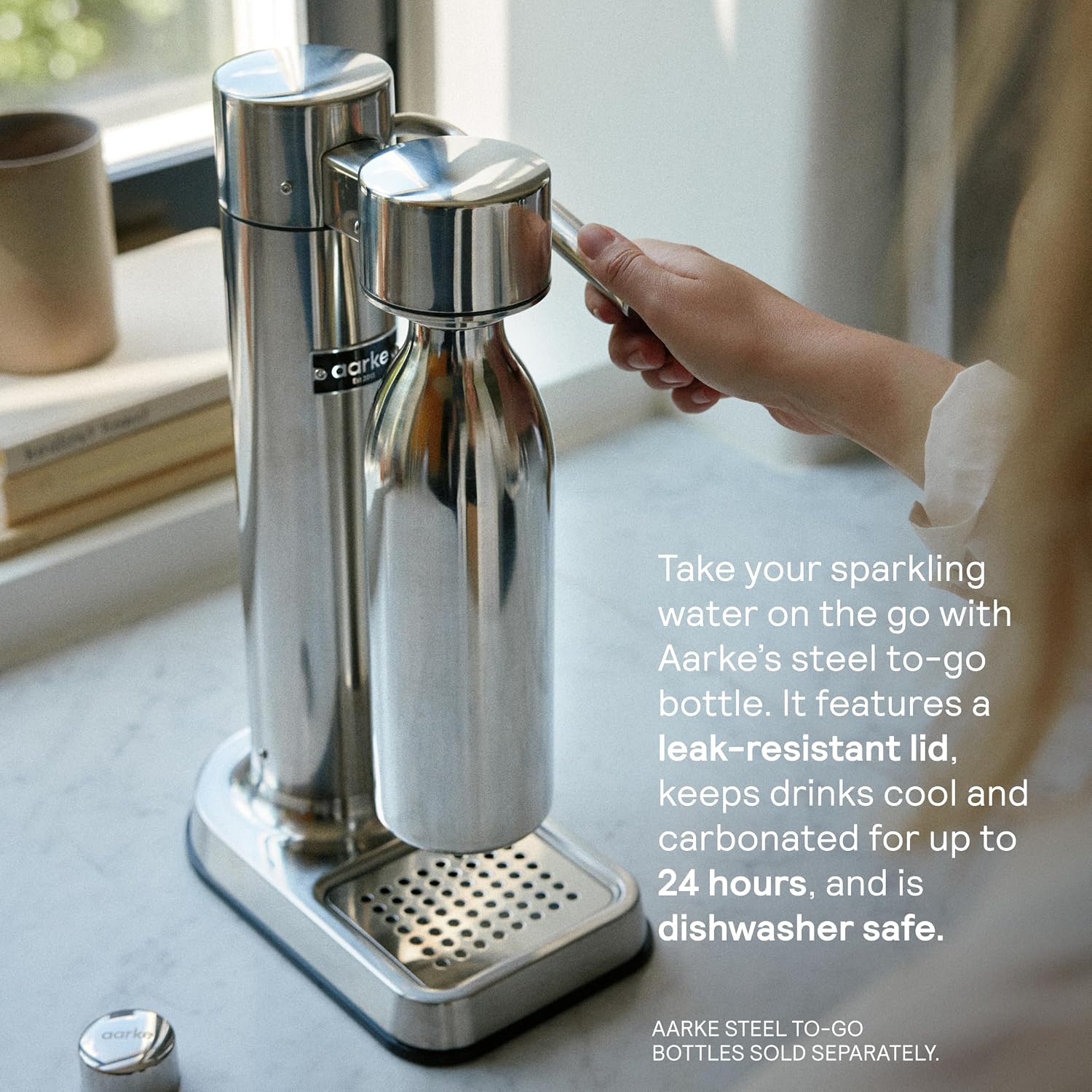 Aarke Carbonator 3 - Premium Sparkling Water Maker, Matte Black
