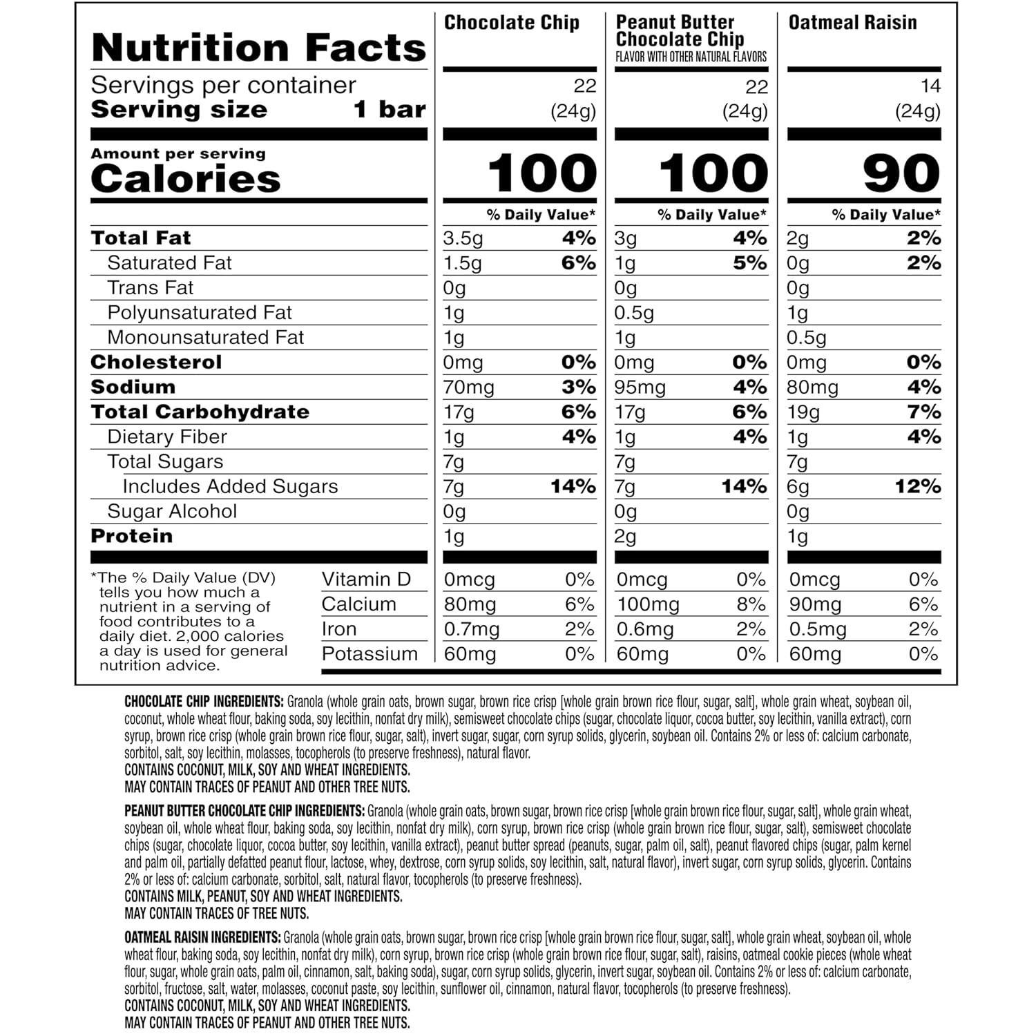 Quaker Chewy Granola Bars, Chocolate Chip, 58 Count - Packaging May Vary