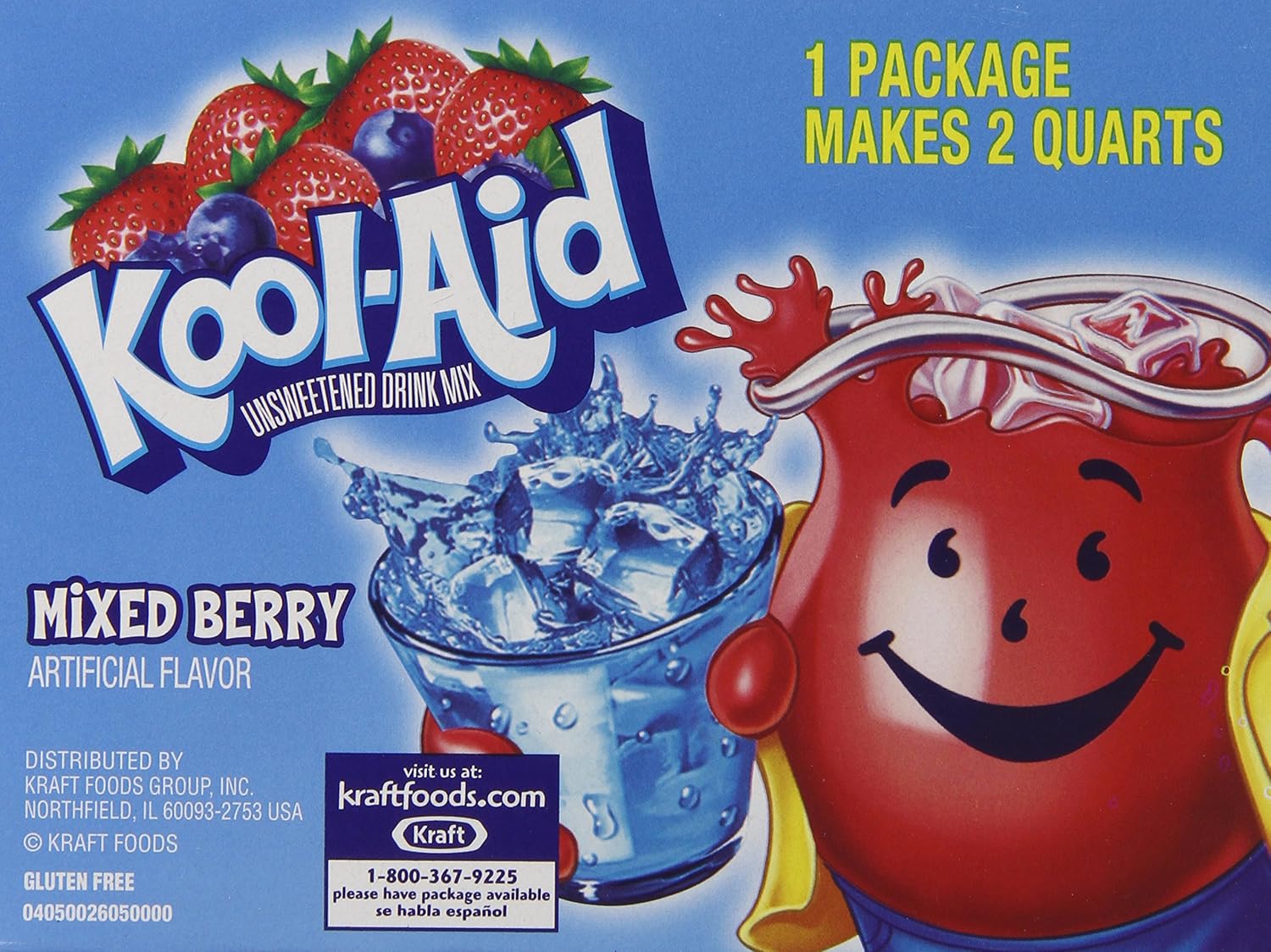 Kool-Aid Tropical Punch Flavored Unsweetened Caffeine Free Powdered Drink Mix (96 Packets)