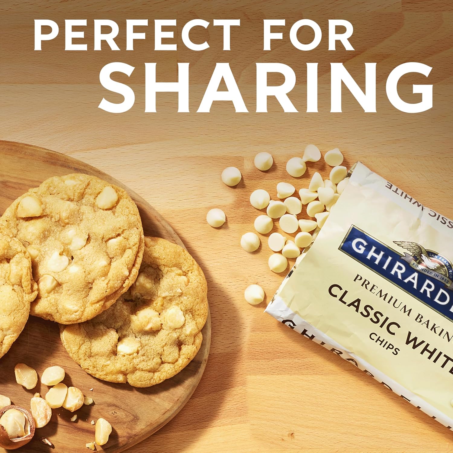Ghirardelli, Baking Chips Semi Sweet, 12 Ounce