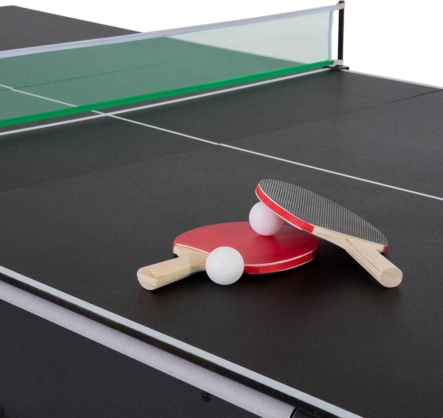 Triumph 3-in-1 Swivel Multi-Game Table – 84" Rotating Game Table with Air Hockey