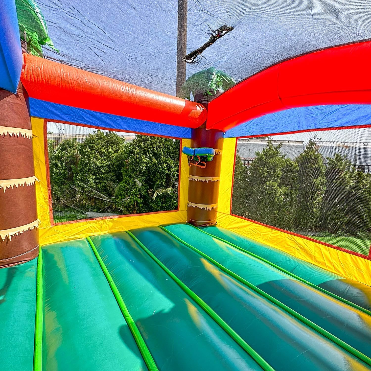 JumpOrange 14x14ft Safari Commercial Grade 15oz PVC Bounce House