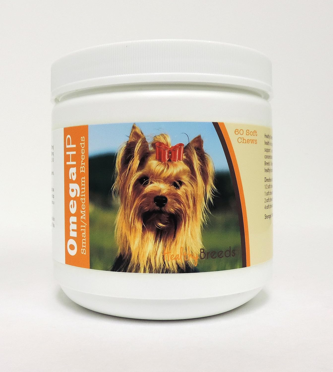 Healthy Breeds Siberian Husky Omega HP Fatty Acid Skin and Coat Support Soft Chews 60 Count