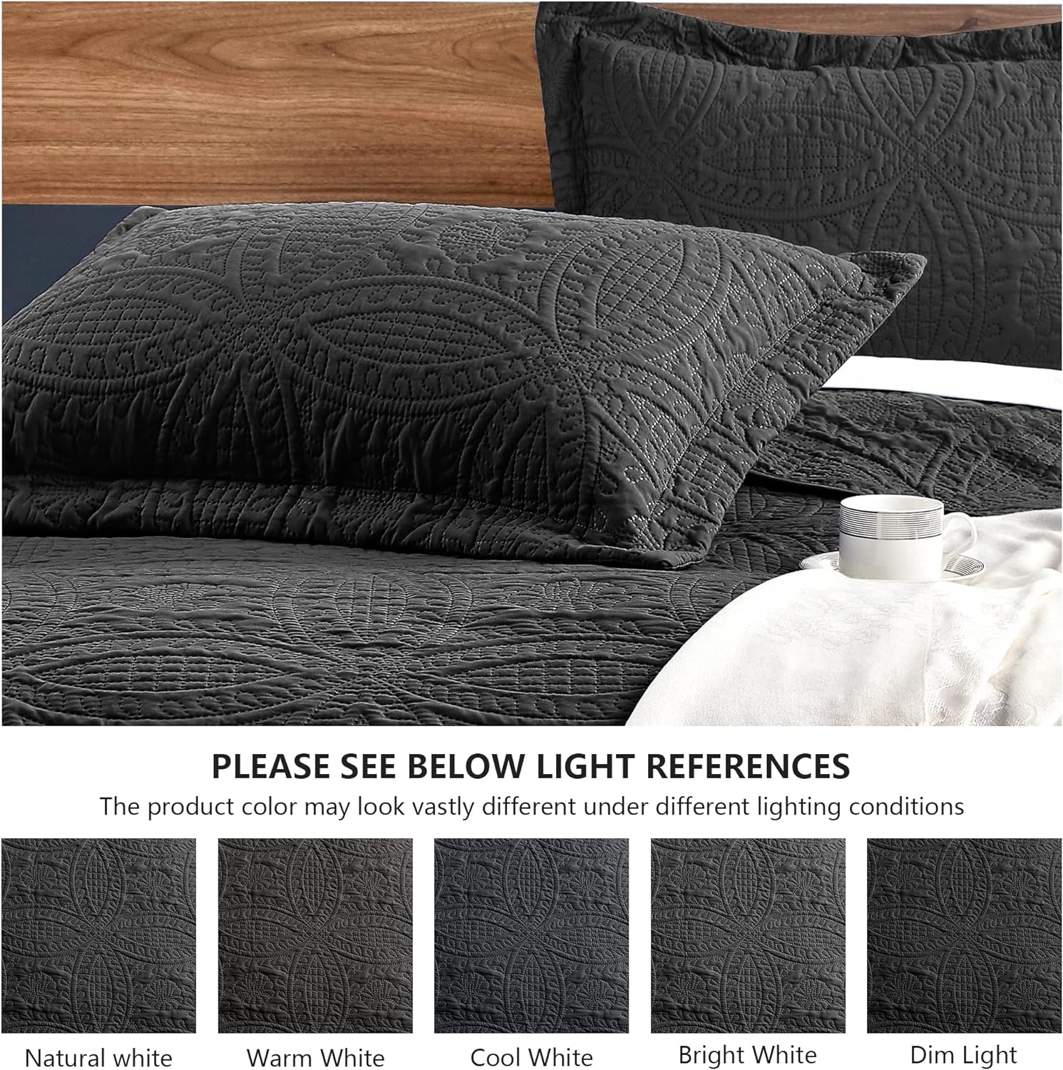 Love's cabin Quilts for Queen Bed Blue Bedspreads - Soft Bed Summer Lightweight Bedspread Comforter - Modern Style Coin Pattern Coverlet for All
