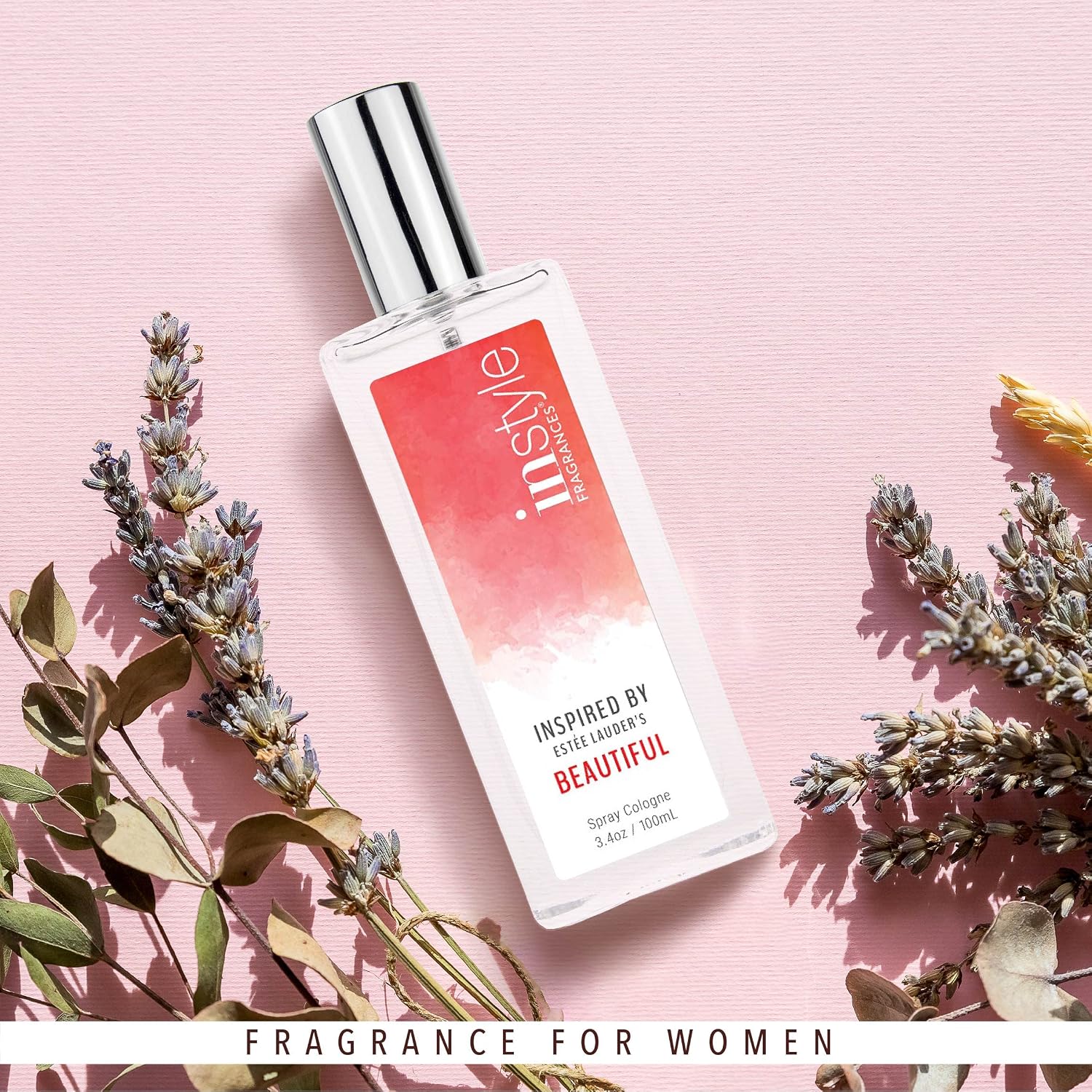 Instyle Fragrances | Inspired by Ralph Lauren's Romance | Women’s Eau de Toilette | Vegan, Paraben Free, Phthalate Free | Never Tested on Animals | 3.4 Fluid Ounces
