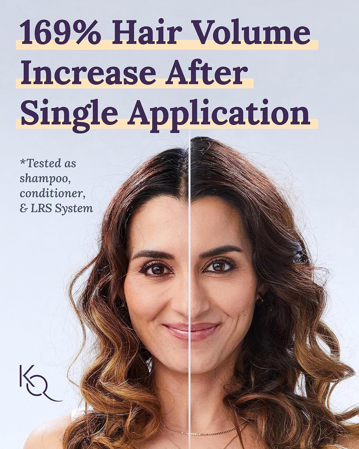 Keranique Volumizing Shampoo for Hair Repair, Growth & Thinning Hair Support – Keratin, Biotin, Menthol & Niacinamide, Anti-Breakage, Lightweight Strengthening Formula 8 Oz - Keratin Amino Complex™