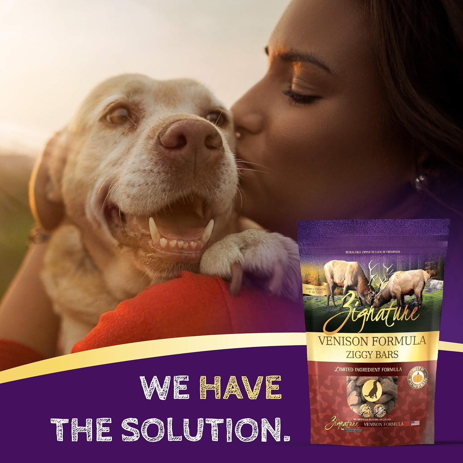 Zignature Duck Limited Ingredient Formula Biscuit Dog Treat 12oz