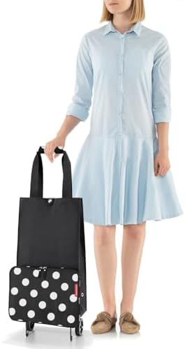 reisenthel foldabletrolley Black - Foldable, Compact Shopping cart - Easy to Store