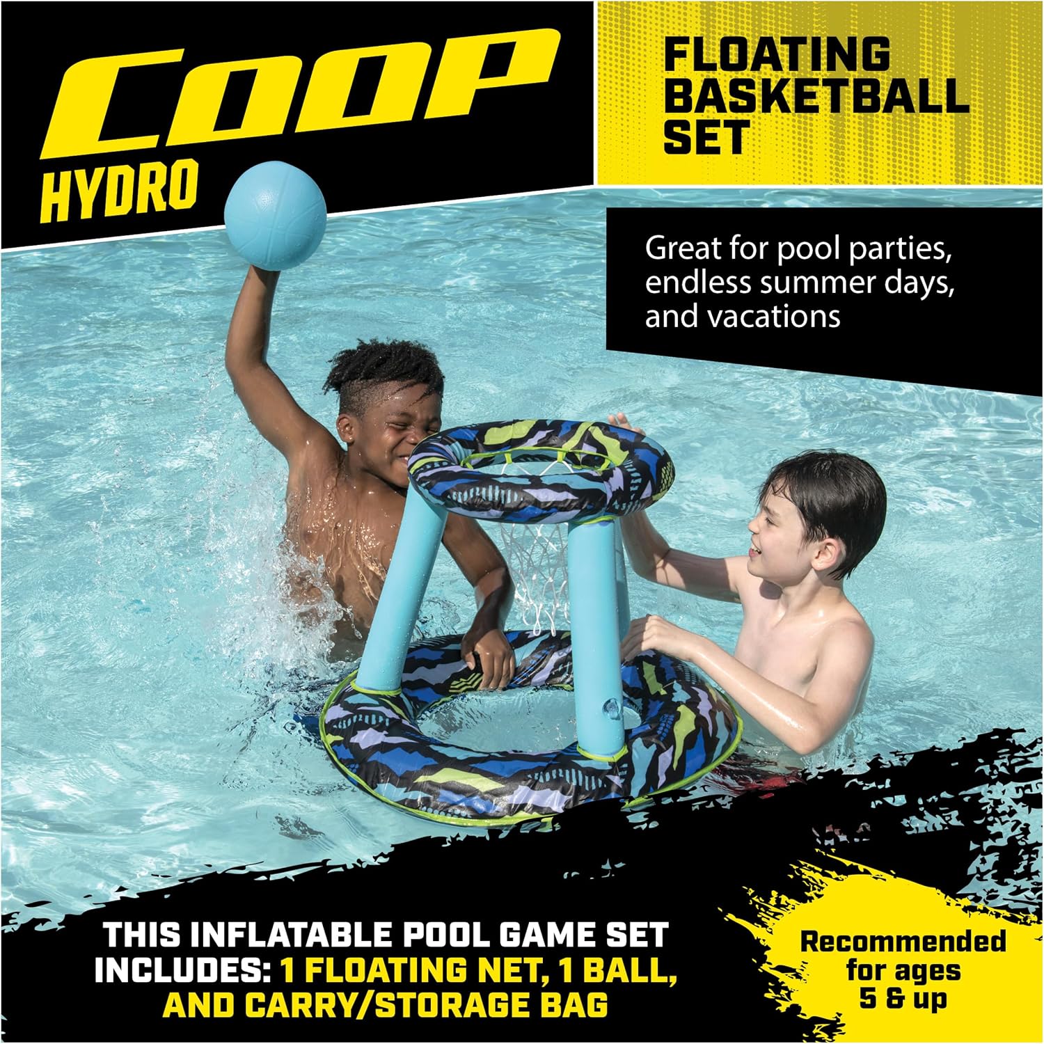 Swimways Hydro Spring Hoops, Pool Toy