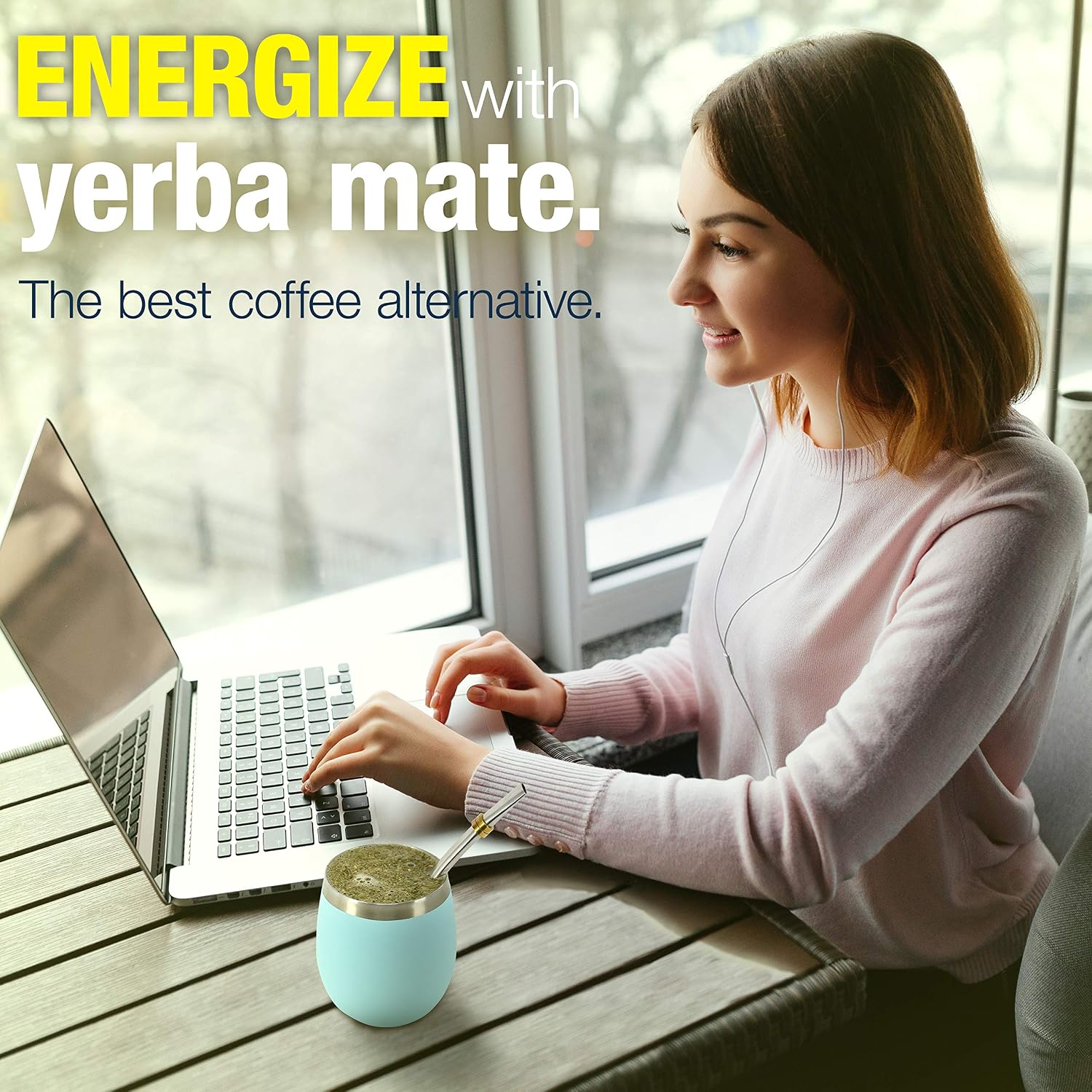 [NEW] Mate Cup and Bombilla Set - Mate Gourd - Includes Double Wall Stainless Steel Yerba Mate Tea Cup with Stanley Steel Mate Straw – Bombilla