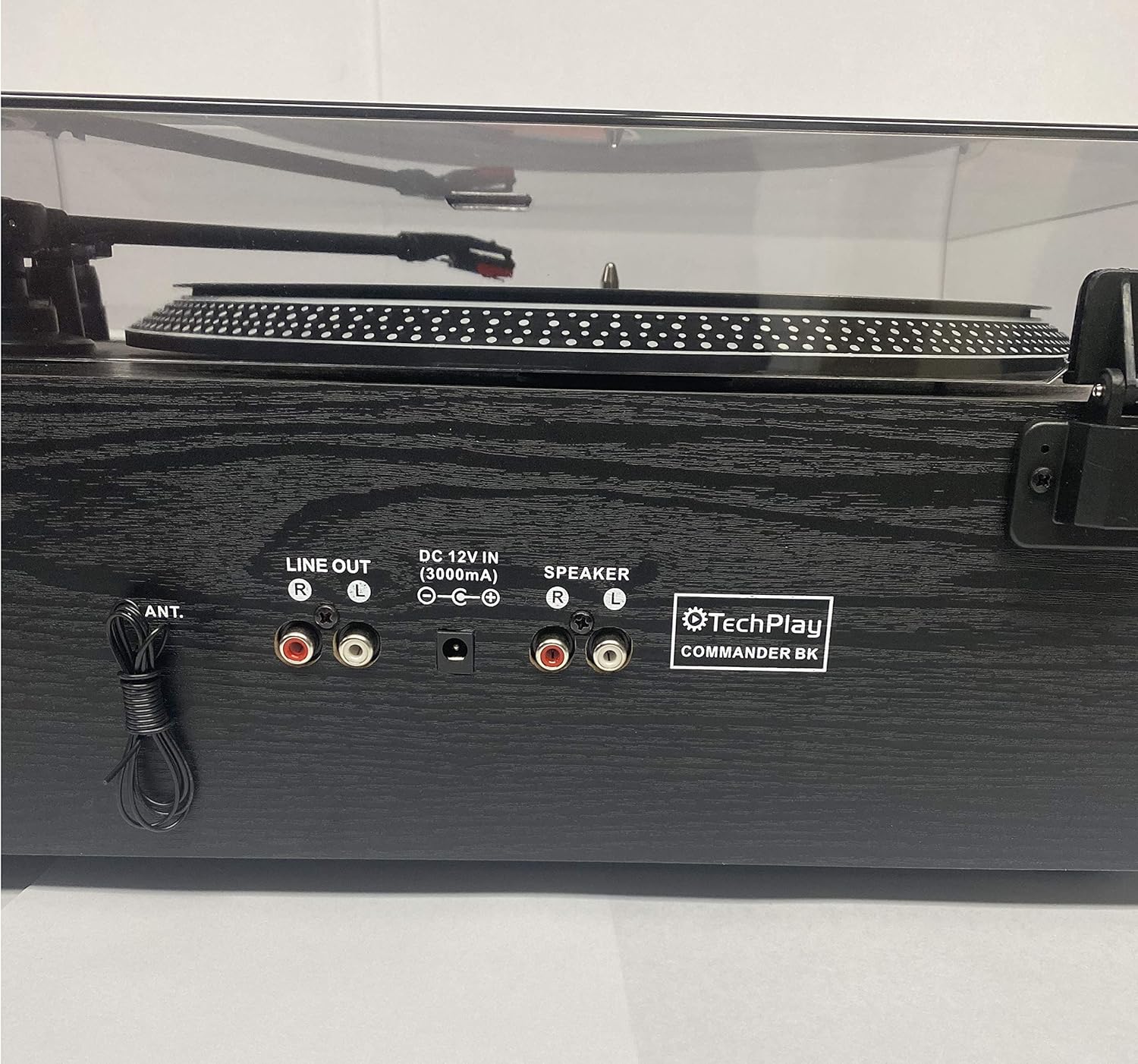 TechPlay Commander, Turntable w/Pitch Control, CD Player, Amplifier W/VU Meter, Bluetooth and USB Recording