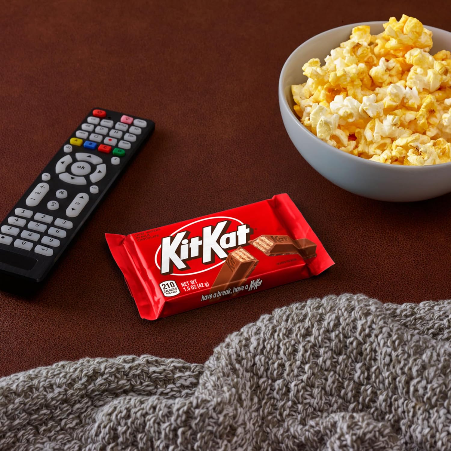 KIT KAT Milk Chocolate Wafer Candy Bars, 1.5 oz, 36 ct | Crisp Wafers Covered in Milk Chocolate, Kosher, Individually Wrapped Chocolate Candy for Lunch Boxes and Sharing, 36 ct