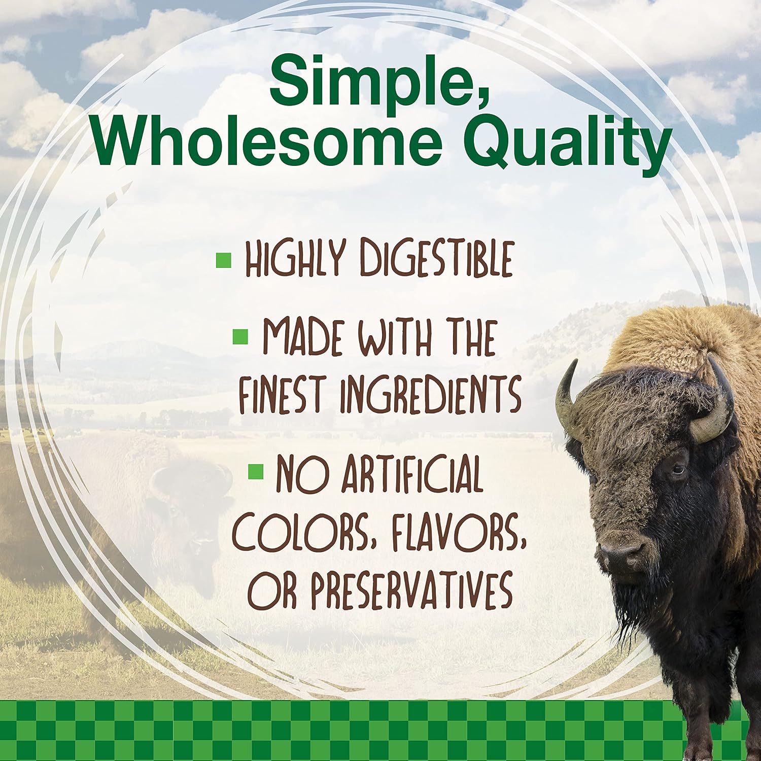 Nylabone Healthy Edibles Wild Dog Treats, Venison Flavor, Large | Natural dog chew bones, made in USA, highly digestible dog chews, long lasting chews for large dogs up to 50 lbs