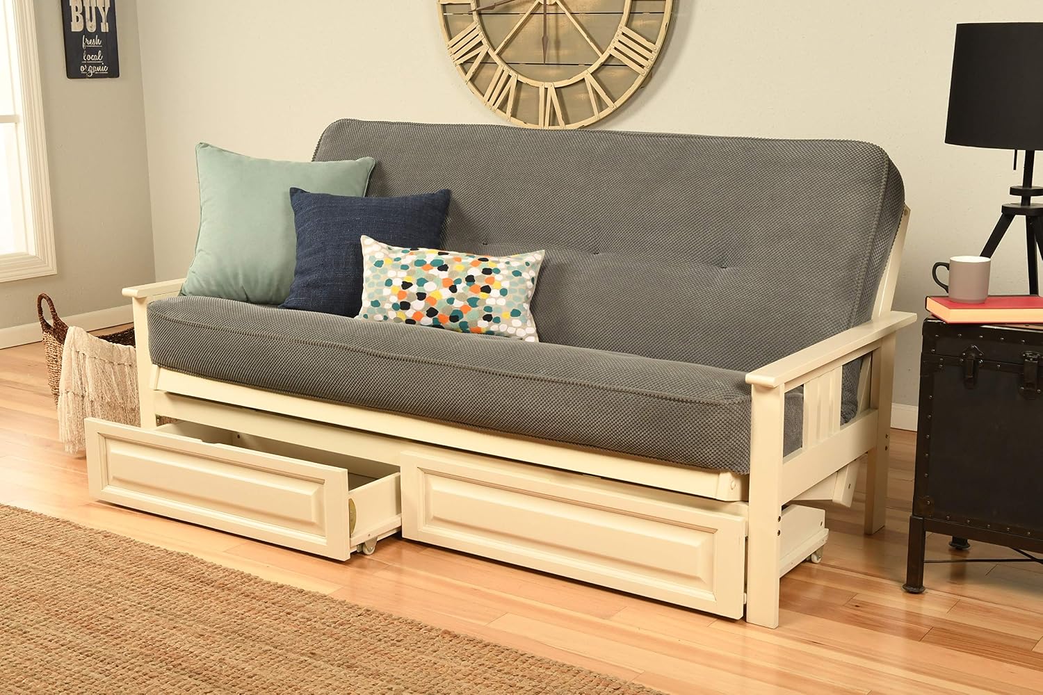 Kodiak Futons Monterey Futon Frame, No Drawers, Barbados